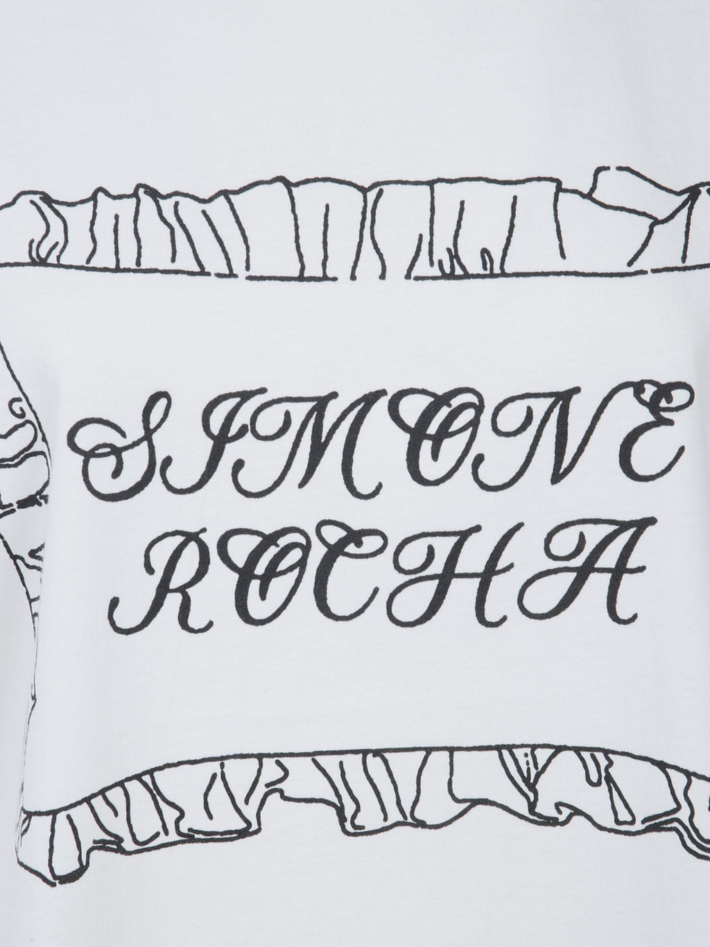 Pillowcase logo print t-shirt