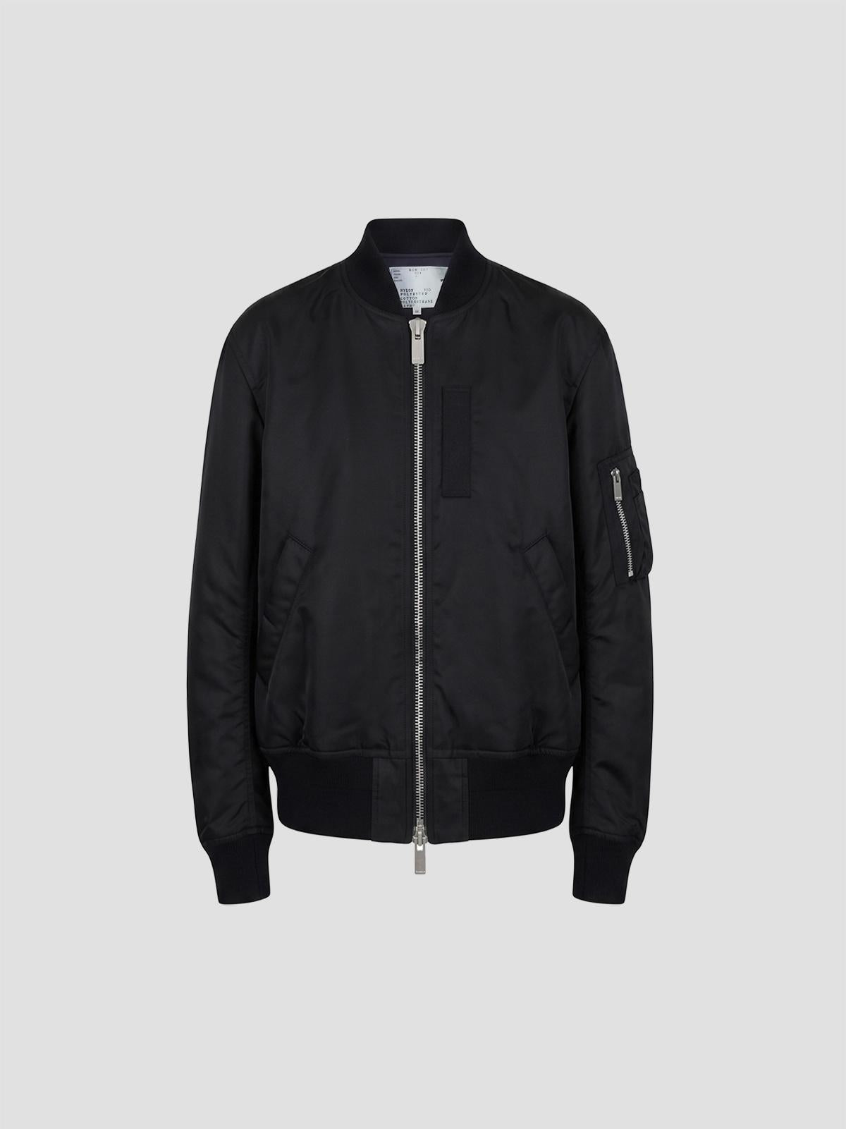 Nylon twill blouson