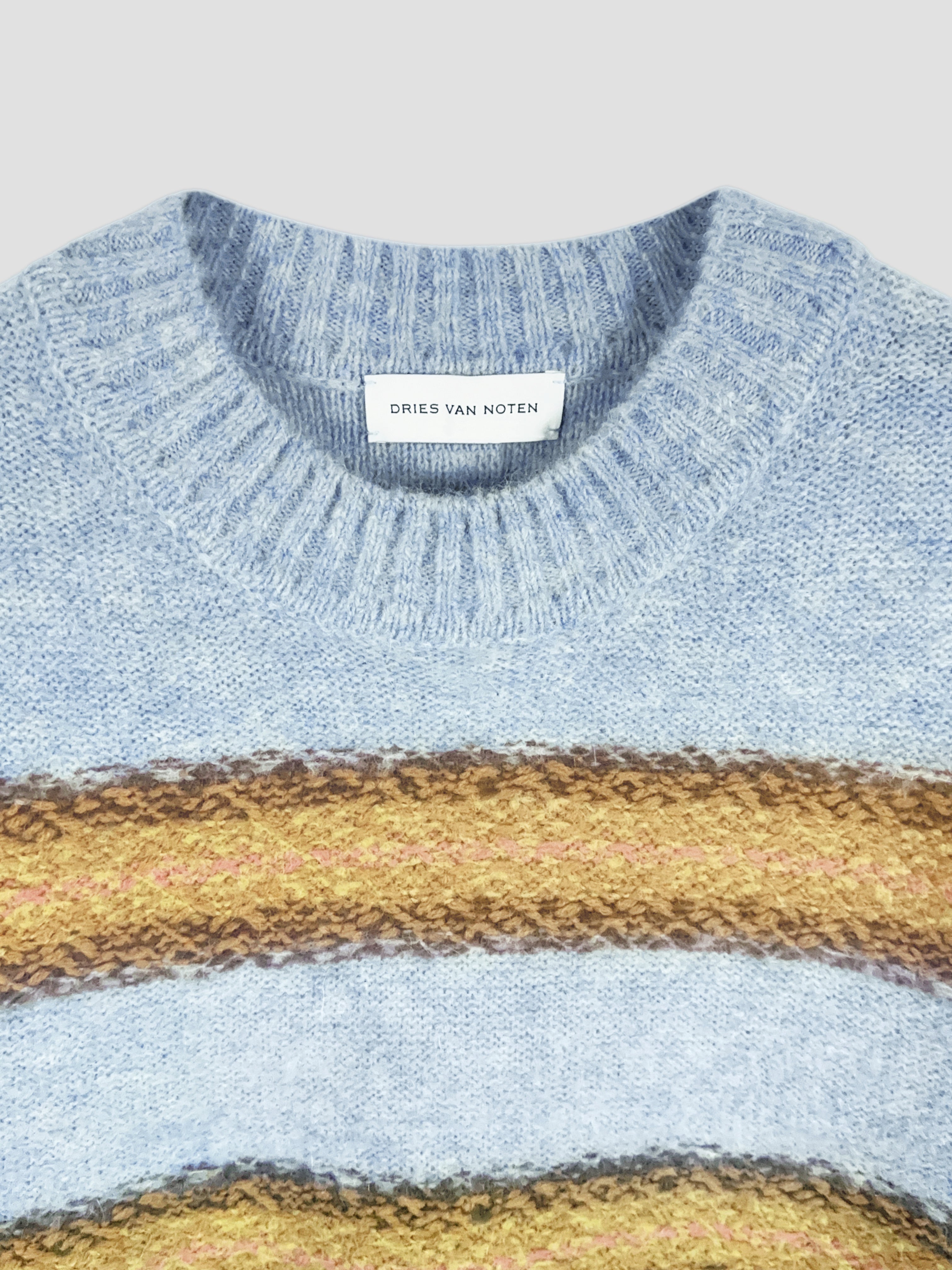 Jacquard wool sweater