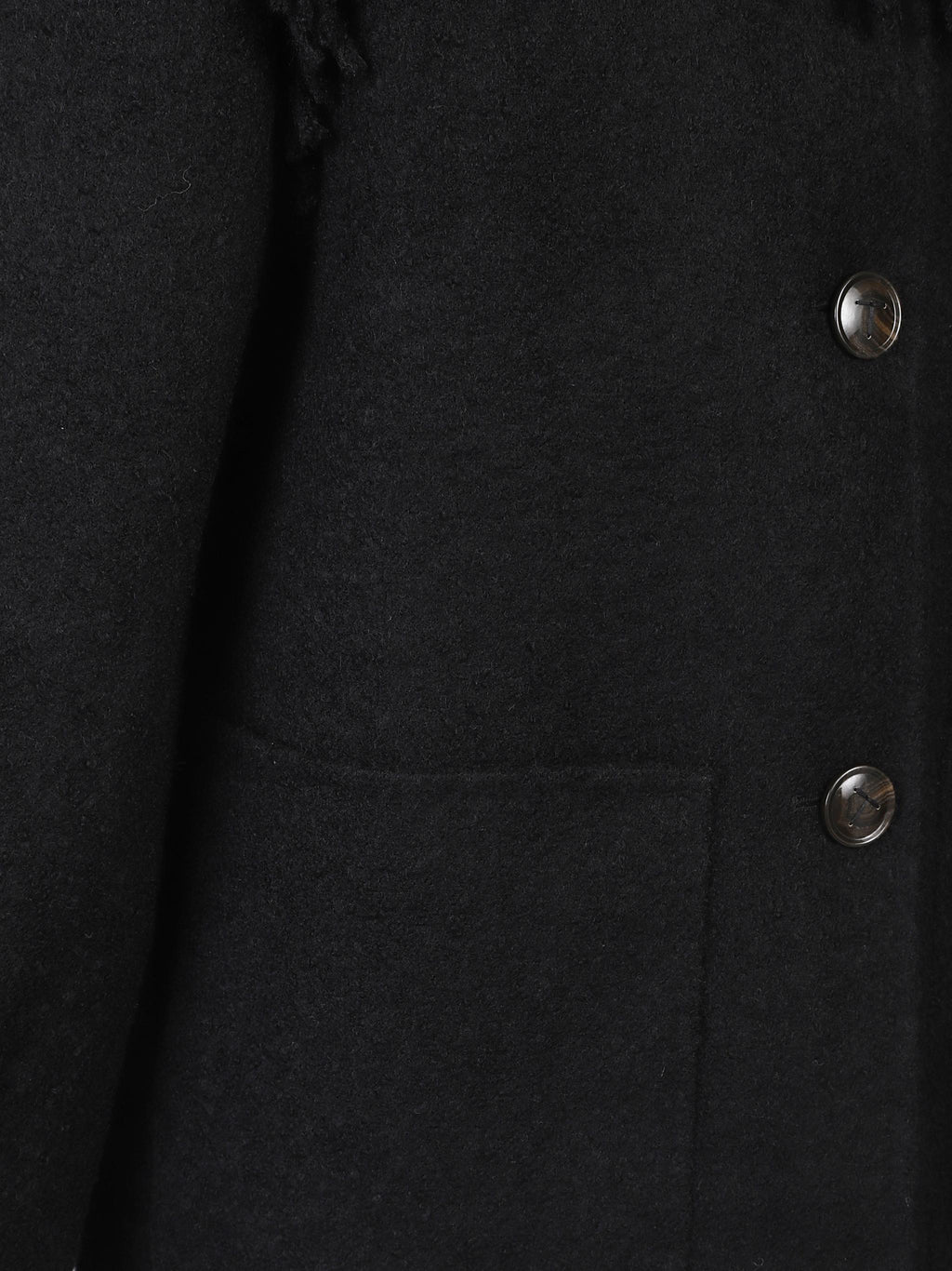 Fringed scarf jacket