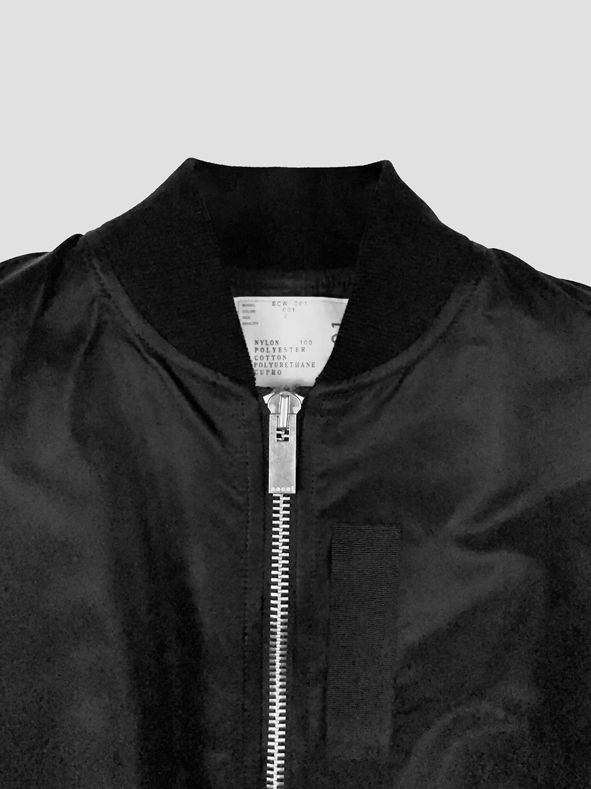 Nylon twill blouson