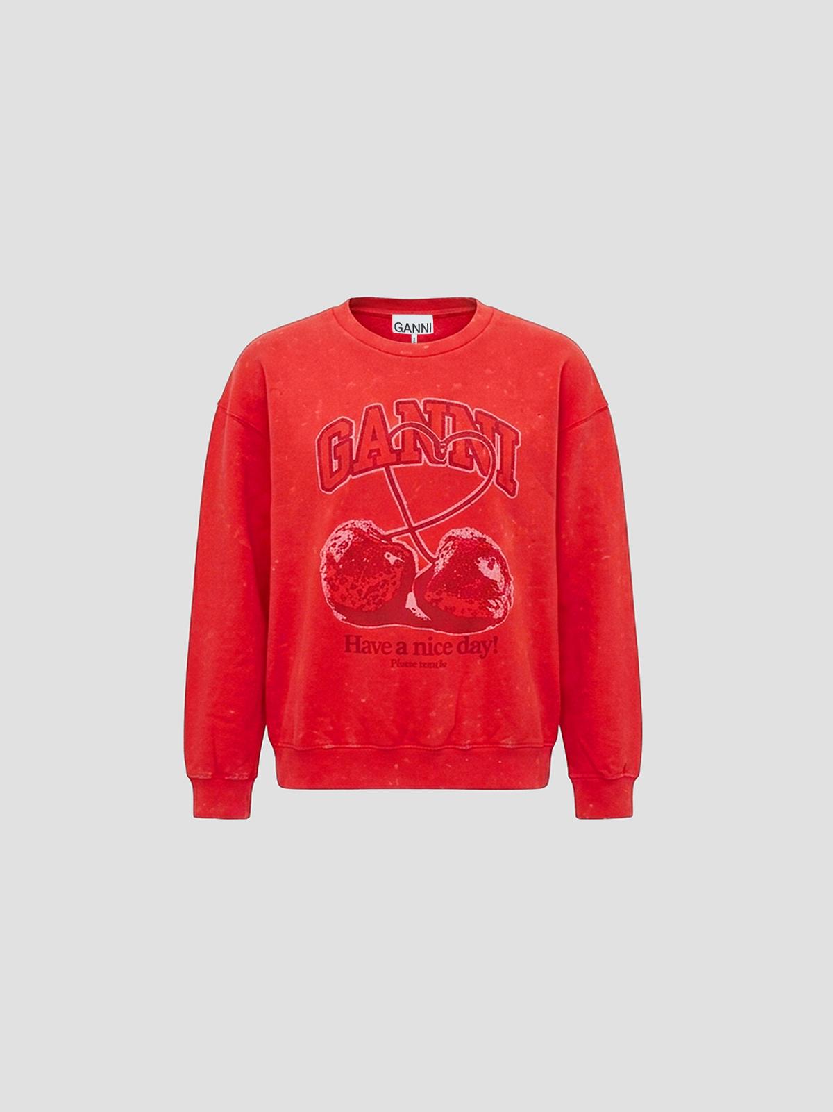 Cherry graphic sweatshirt