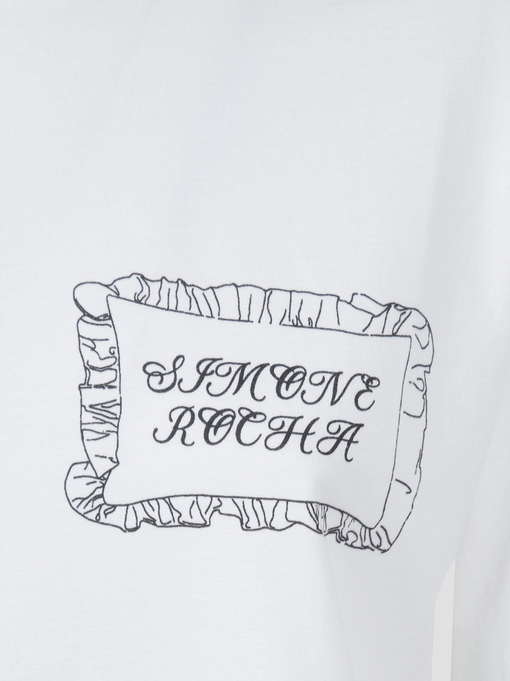 Pillowcase logo print long sleeve t-shirt