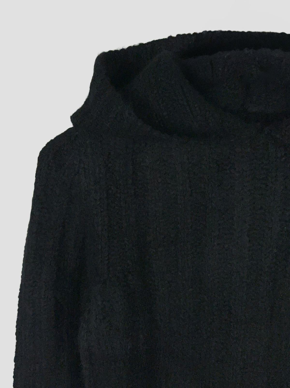 Ls cropped hooded top