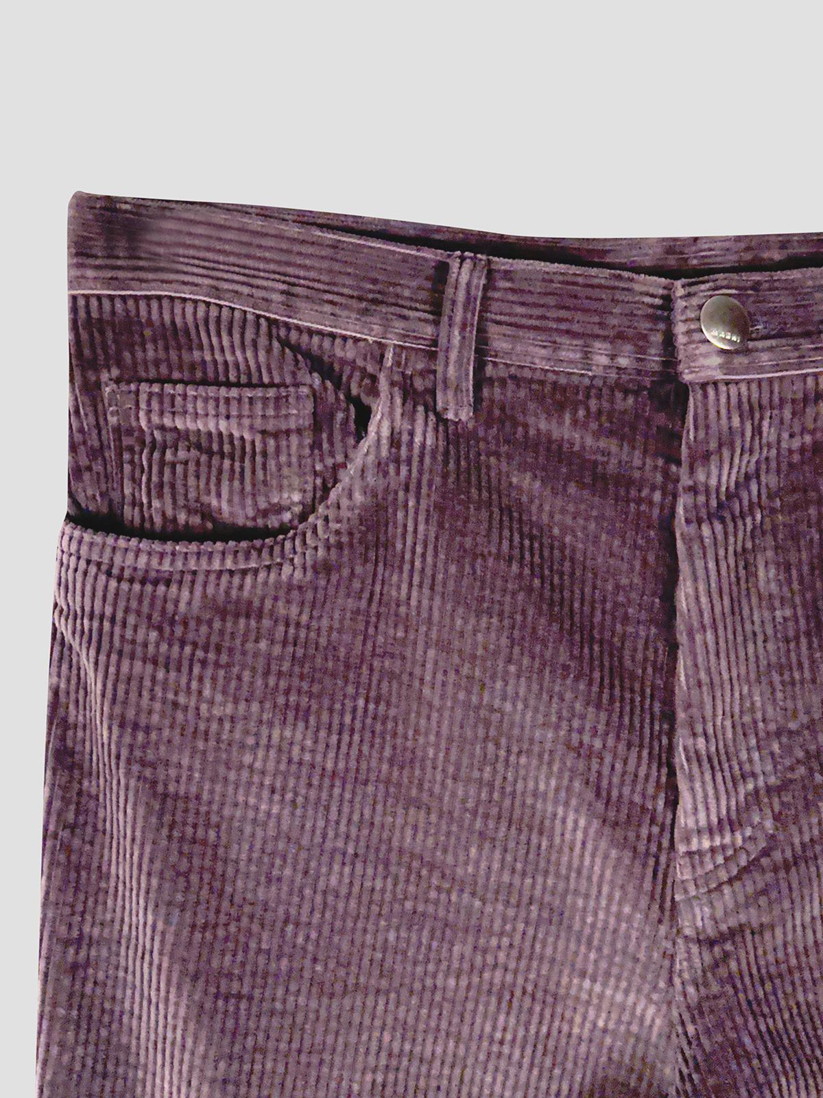 Corduroy flared trousers