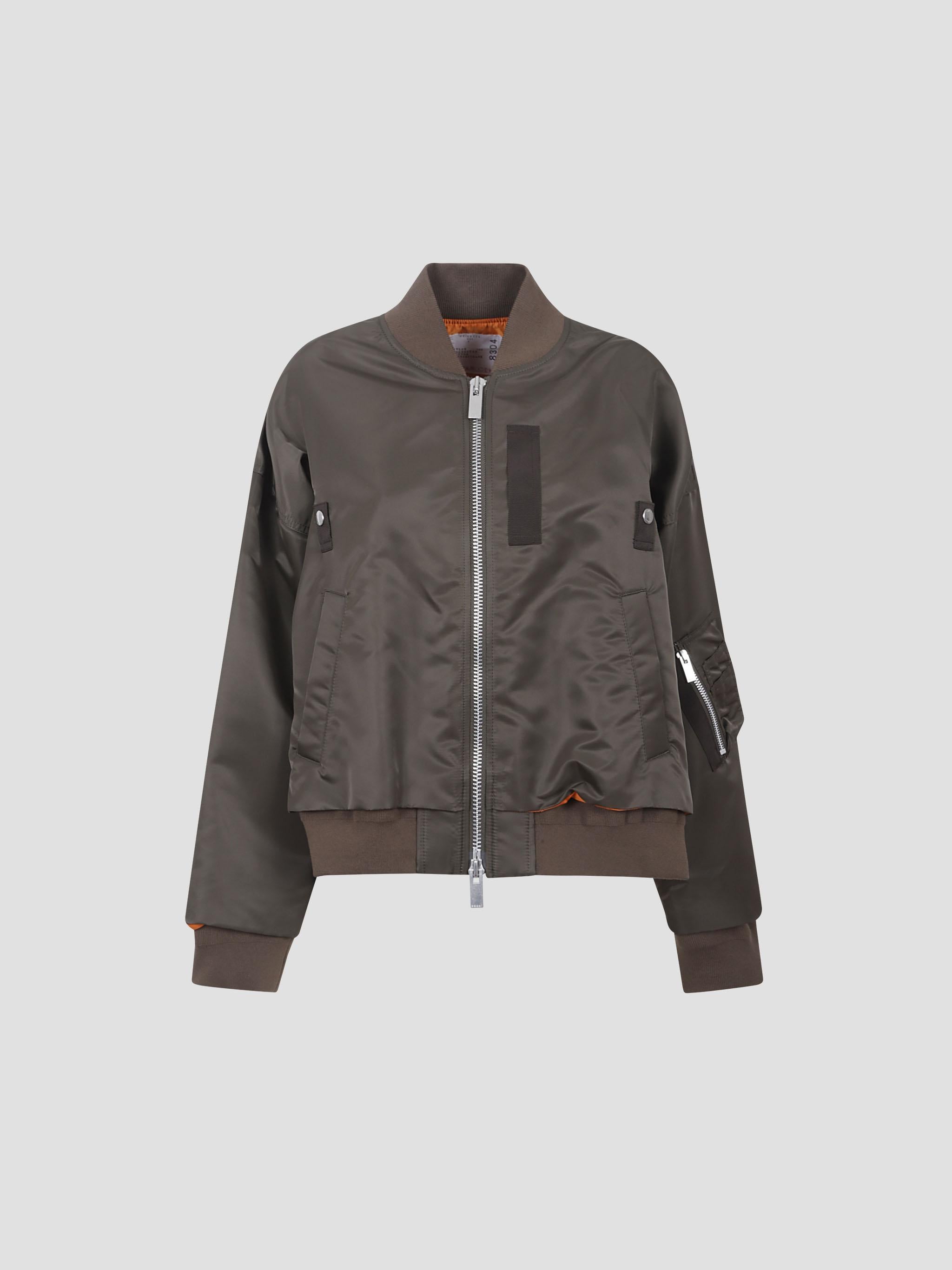 Nylon twill blouson