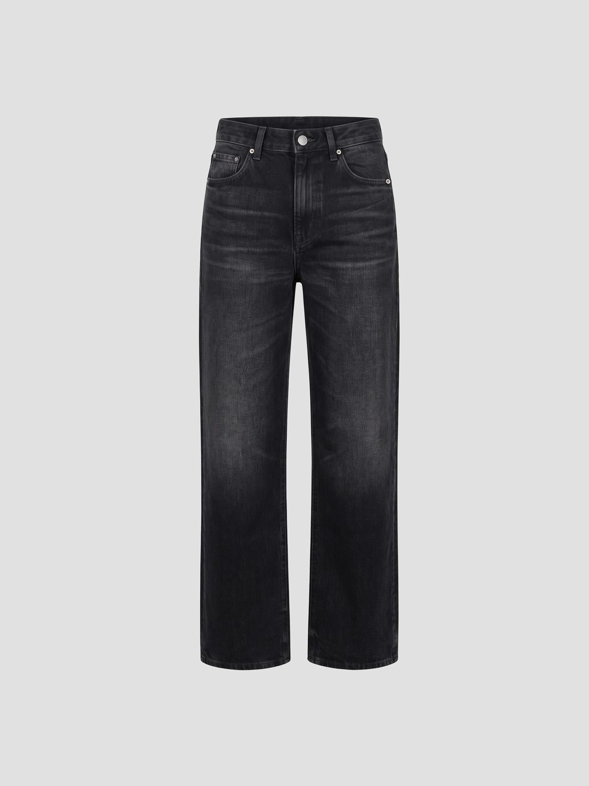 Korea vintage black jeans