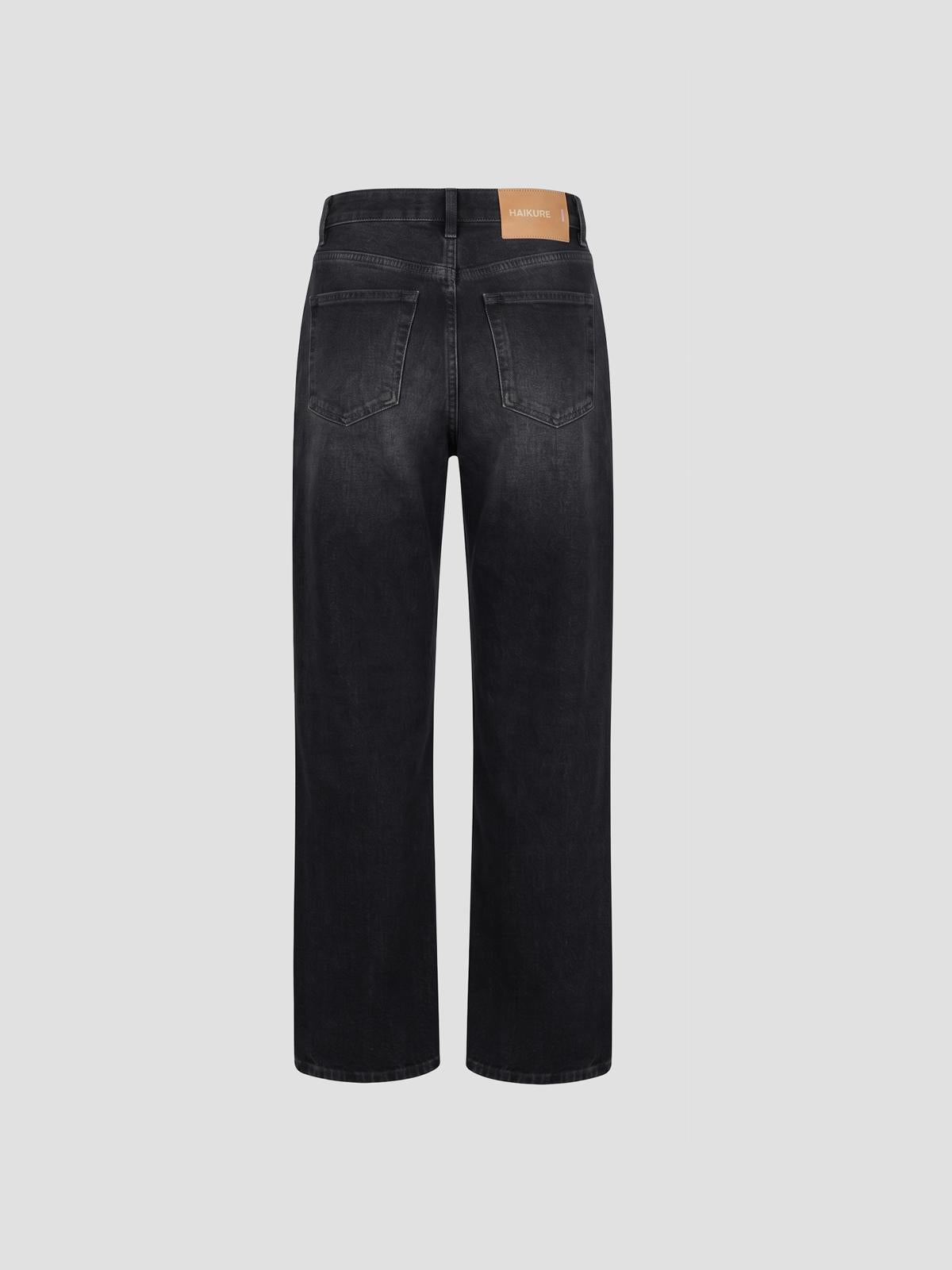 Korea vintage black jeans