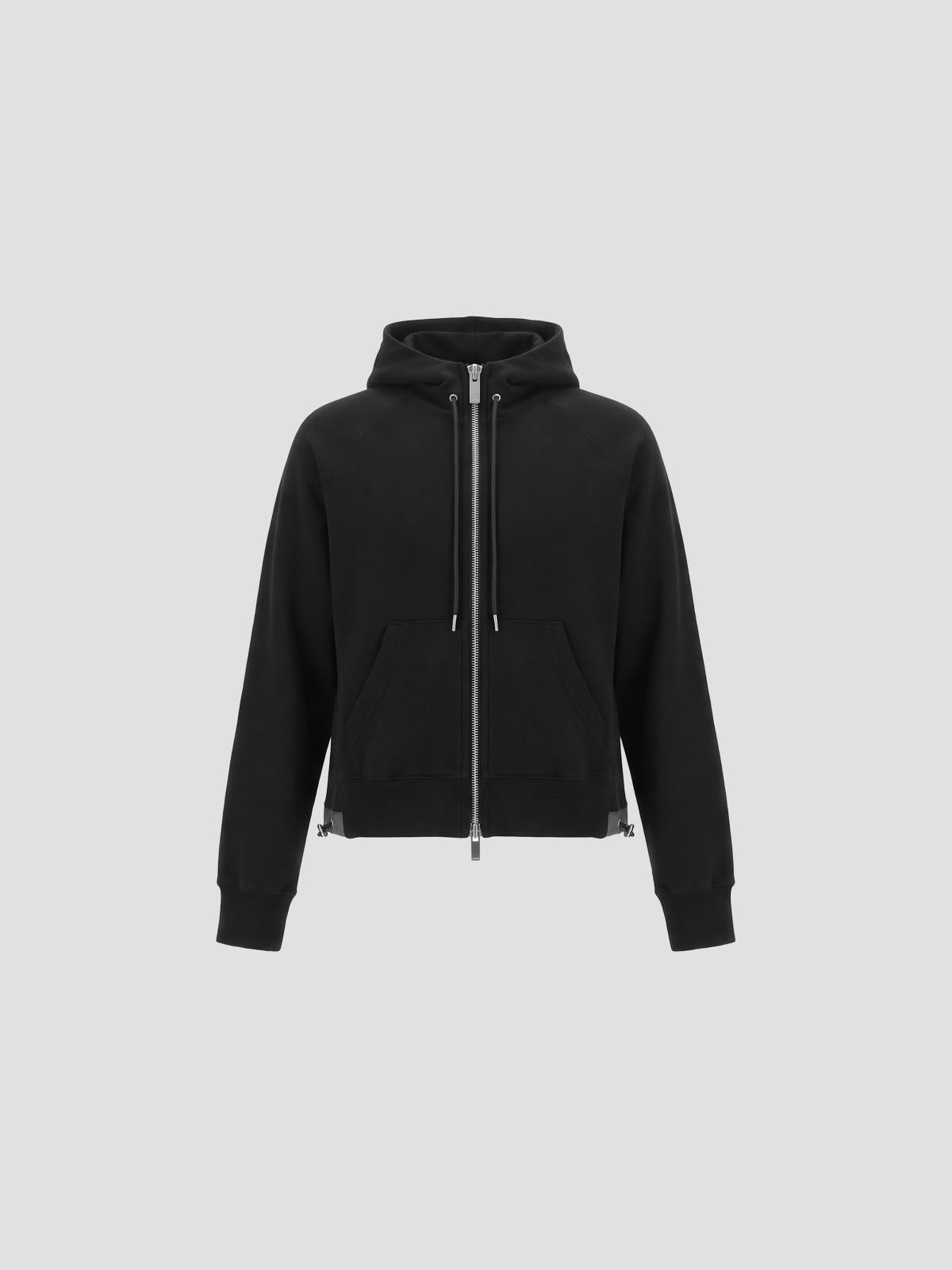 Cotton jersey hoodie