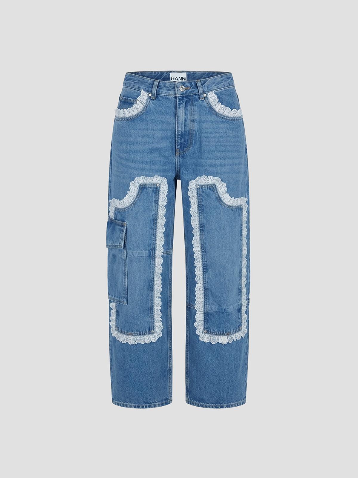 Audri lace trim jeans