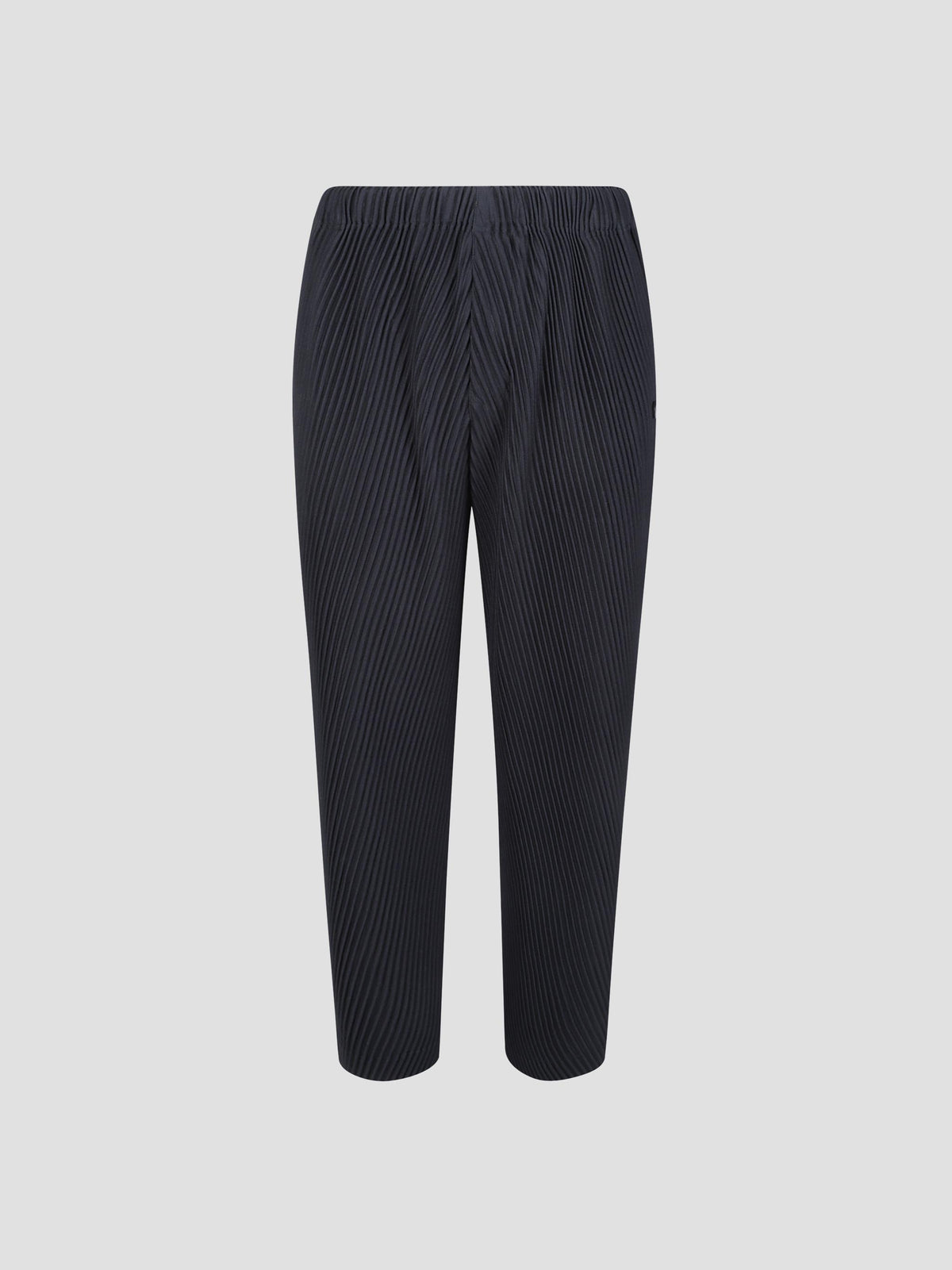 Slash pleated trousers