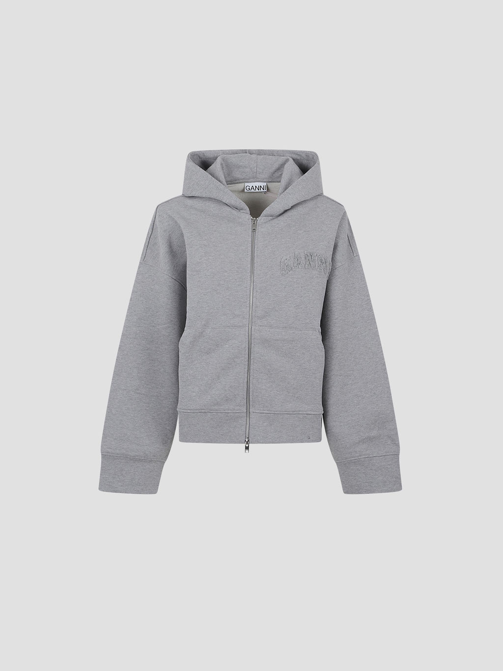 Heavy terry jersey zip hoodie