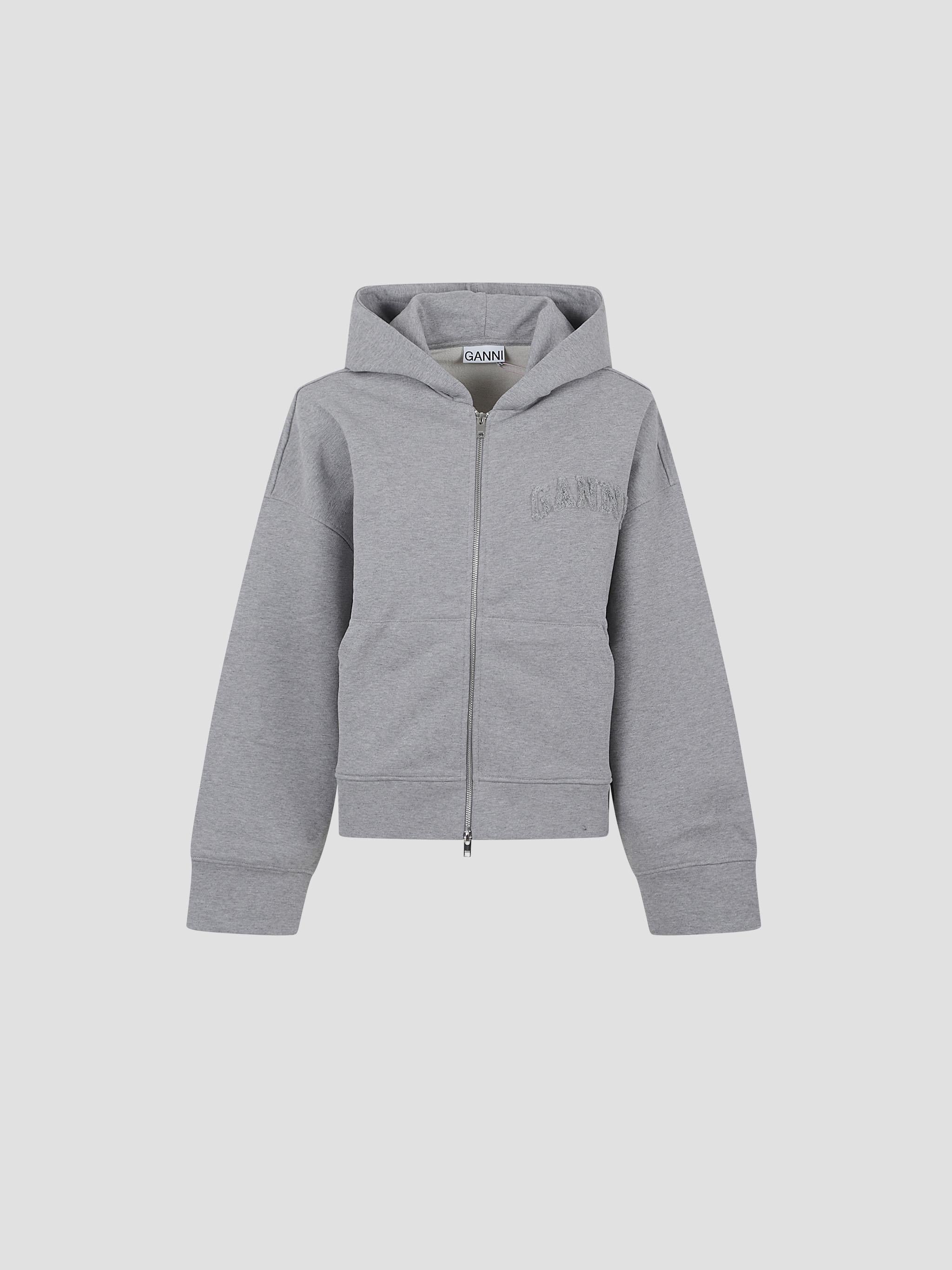 Heavy terry jersey zip hoodie