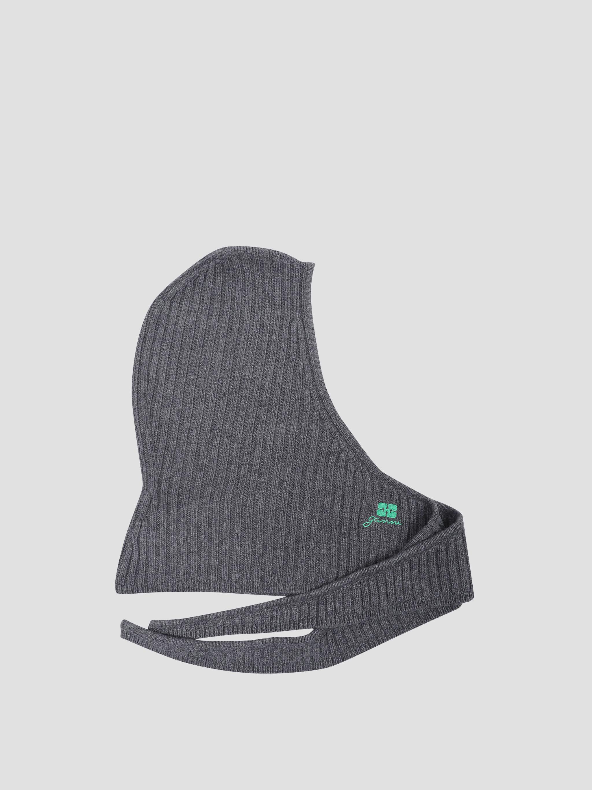 Core future wool knit balaclava