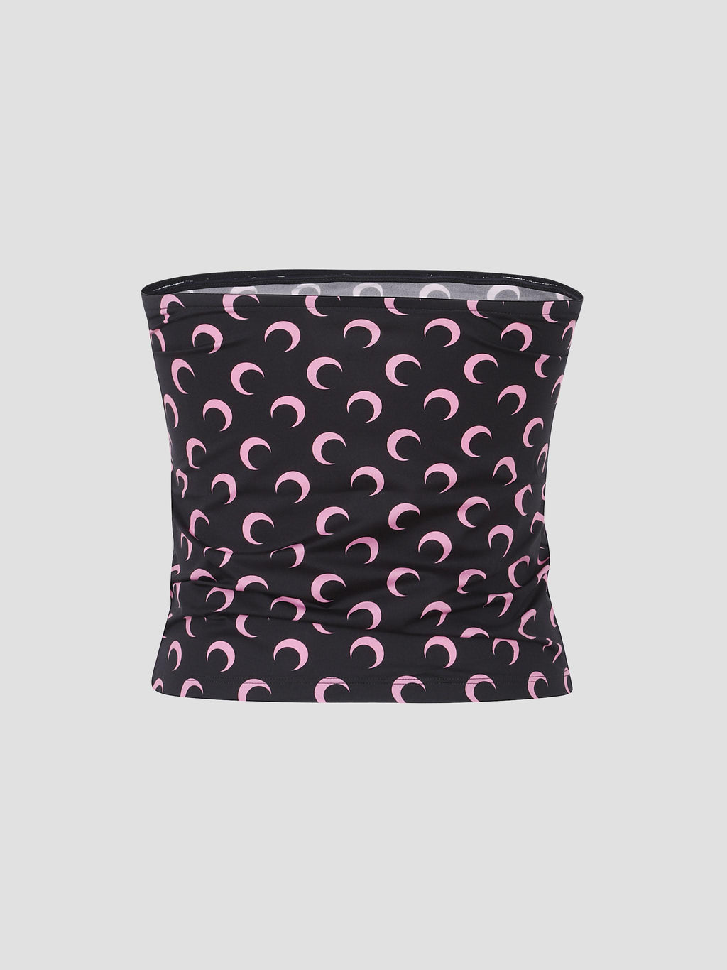 Moon printed sleeveless tube top