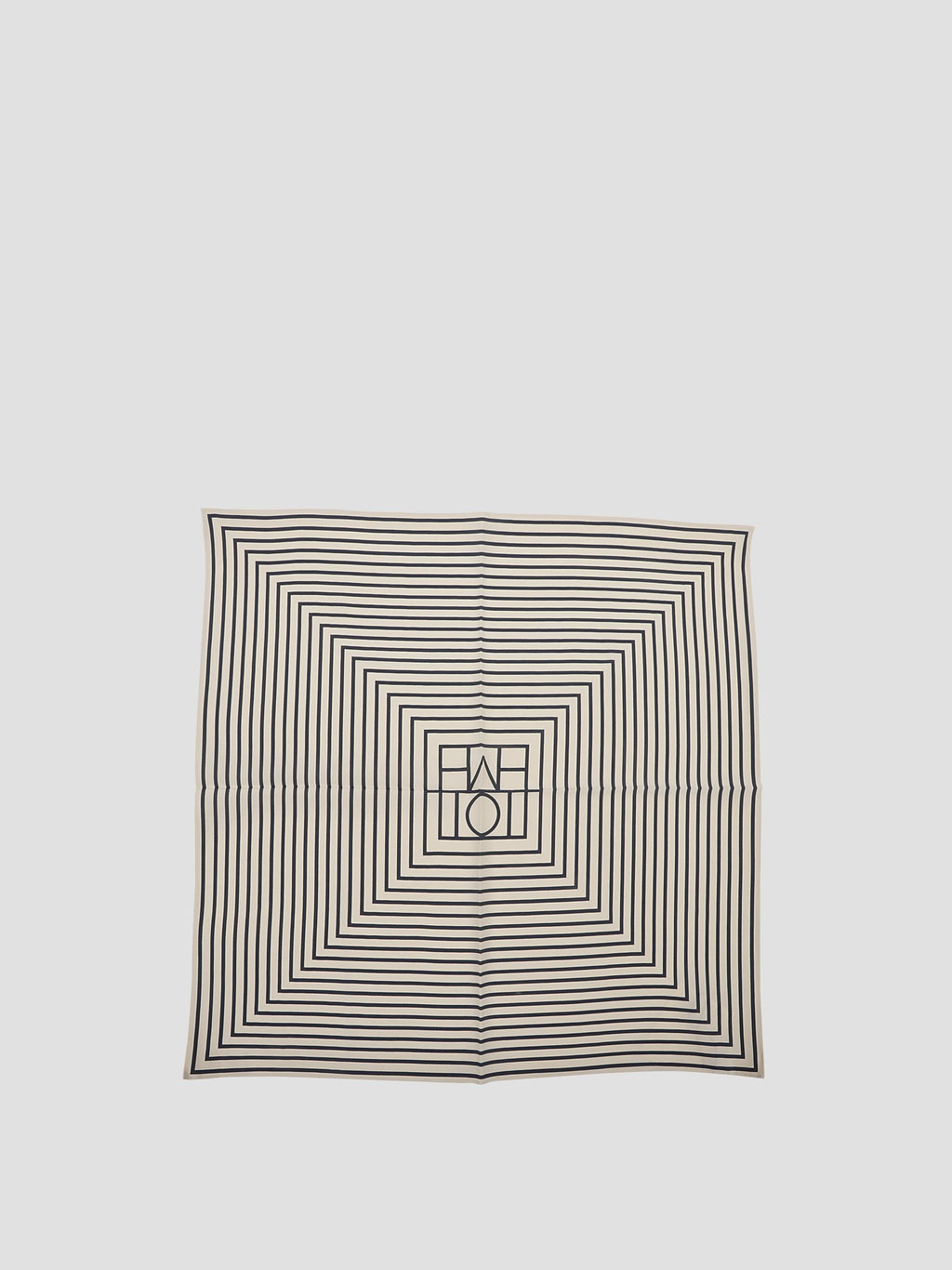 Signature monogram scarf