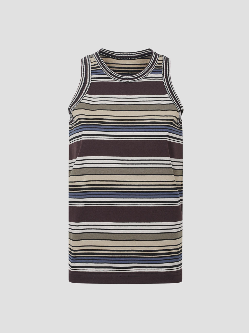 Horizontal stripe tank top