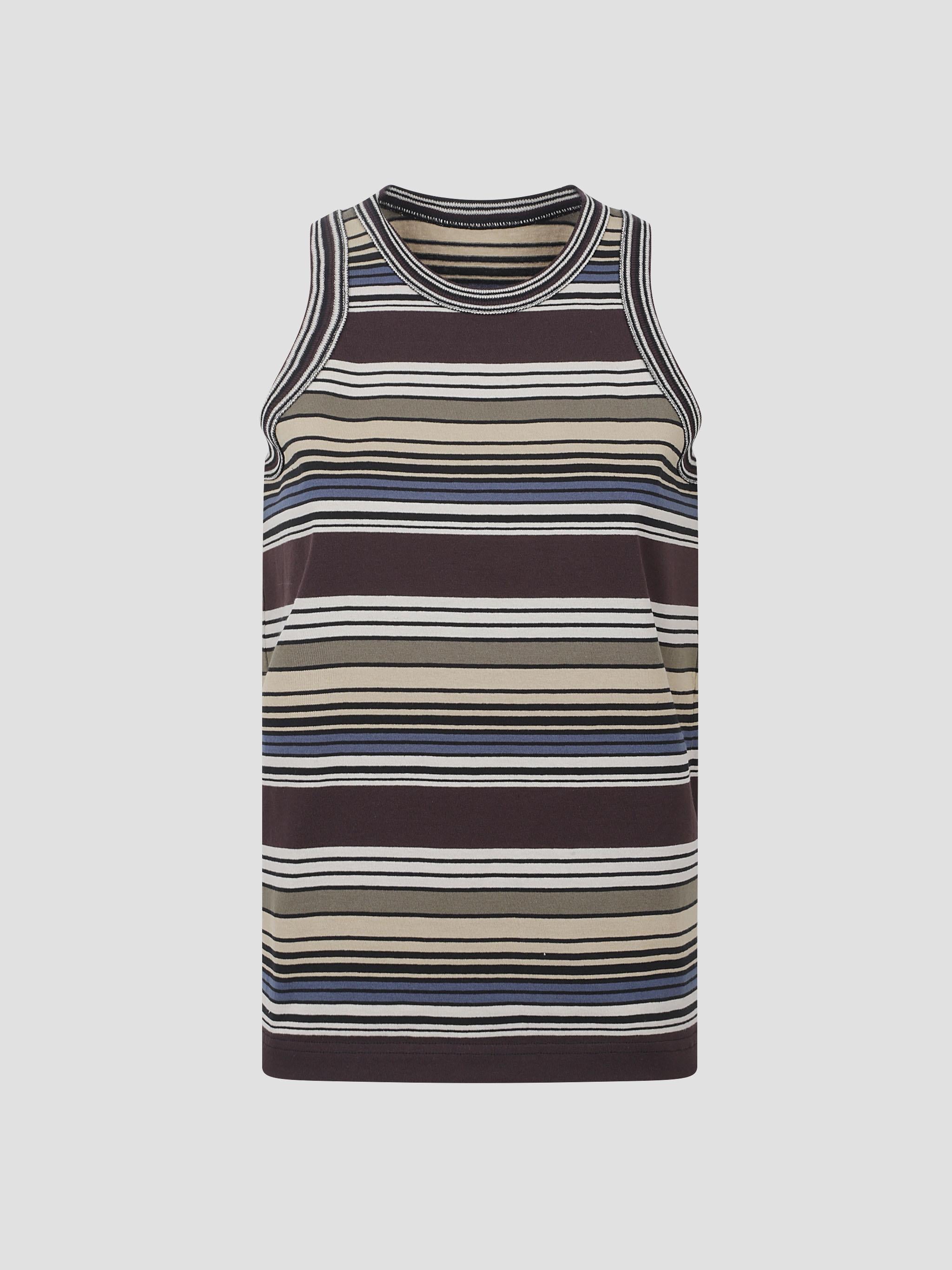 Horizontal stripe tank top