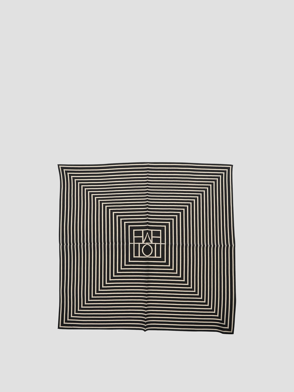 Signature monogram silk scarf