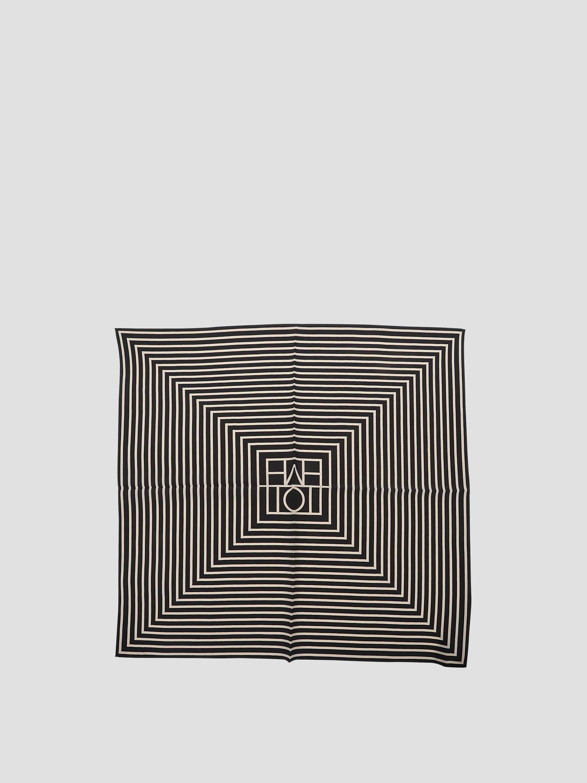 Signature monogram silk scarf