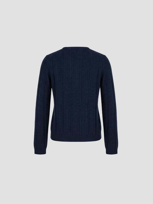 Clot sweater blue