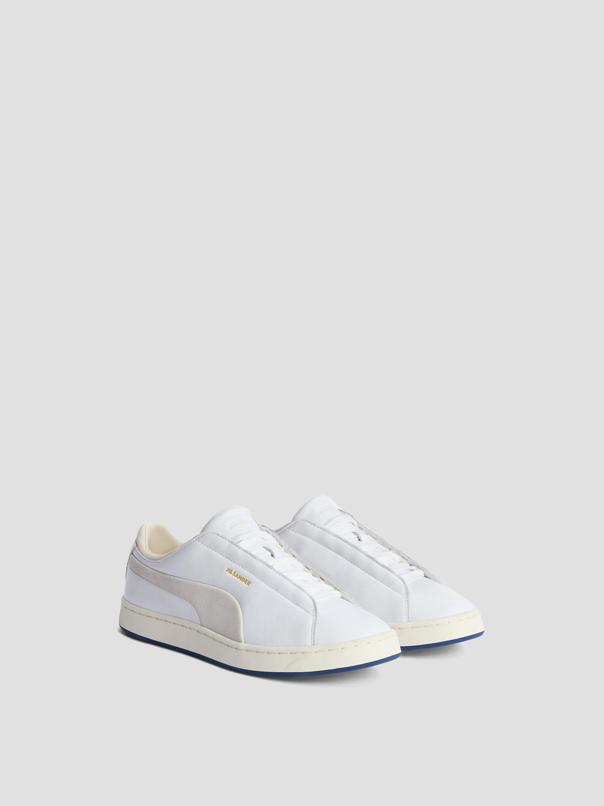PUMA x Jil Sander Suede sneakers in white