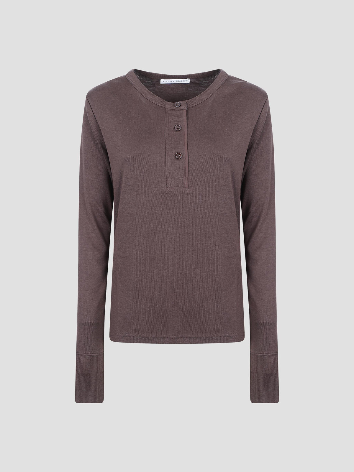 Roane ribbed henley top