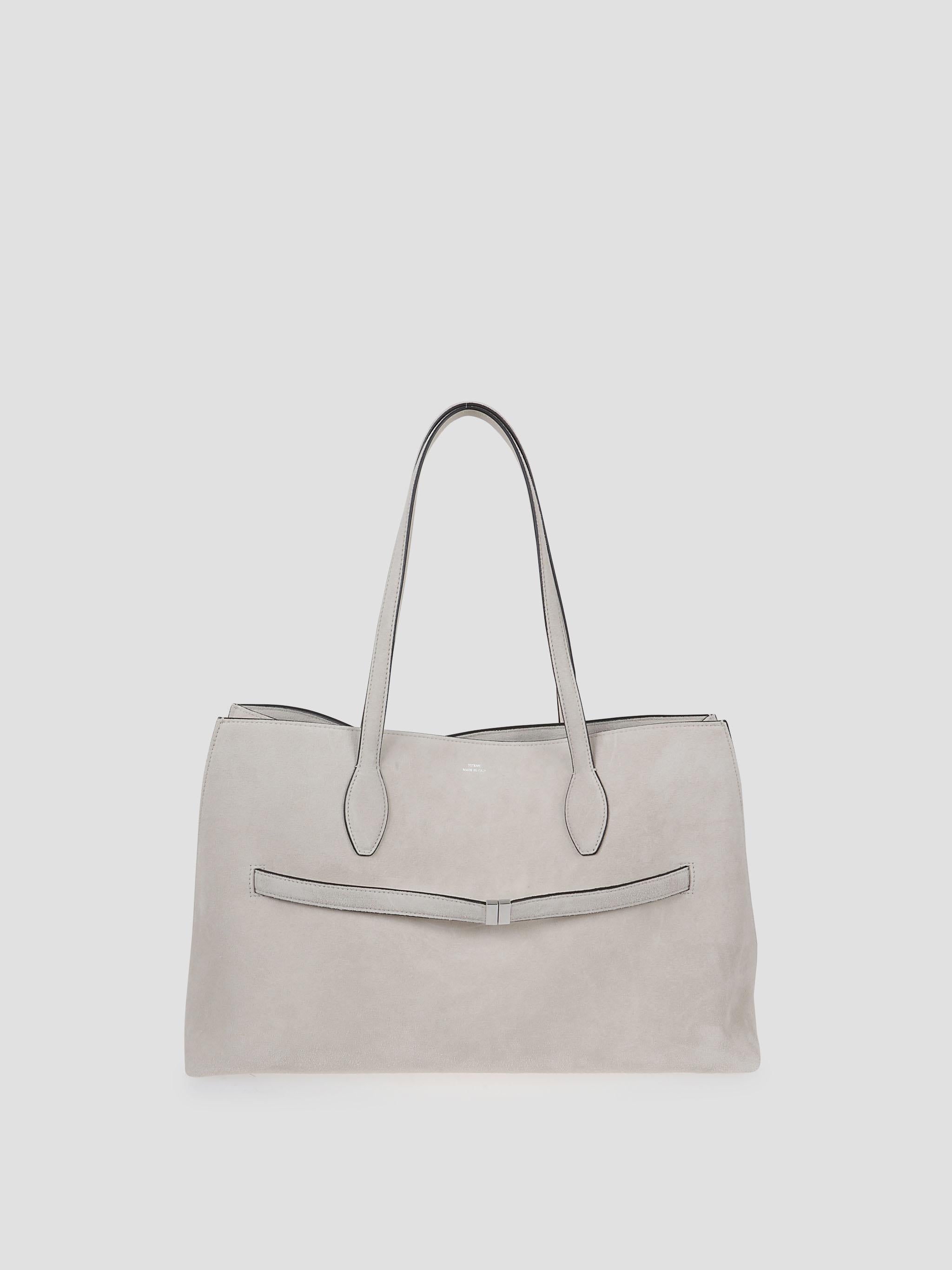 Suede lounge tote