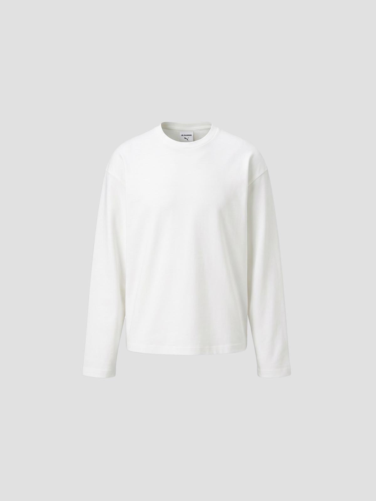 PUMA x Jil Sander long-sleeve T-shirt in white
