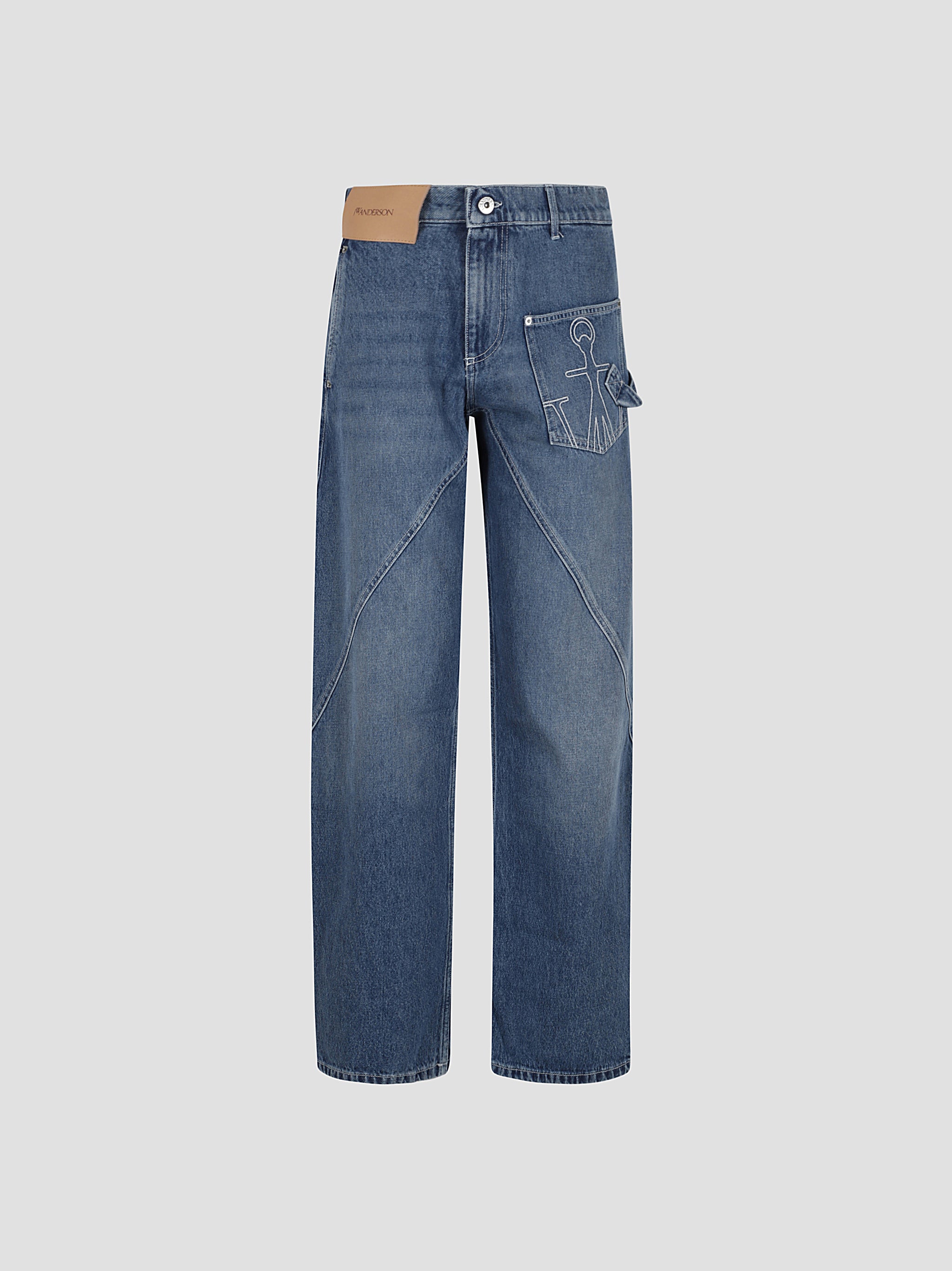 Twisted workwear jeans