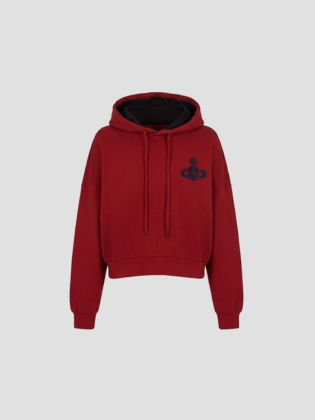 Cropped box hoodie