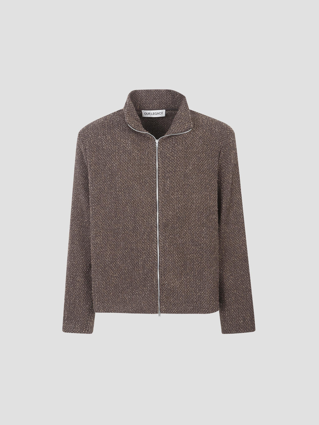 Shrunken fullzip polo