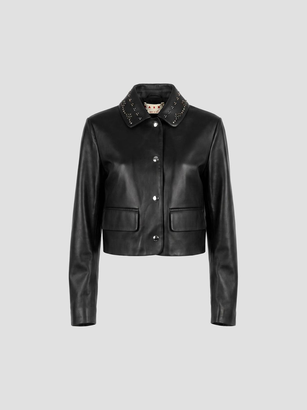Marni Nappa leather jacket in black