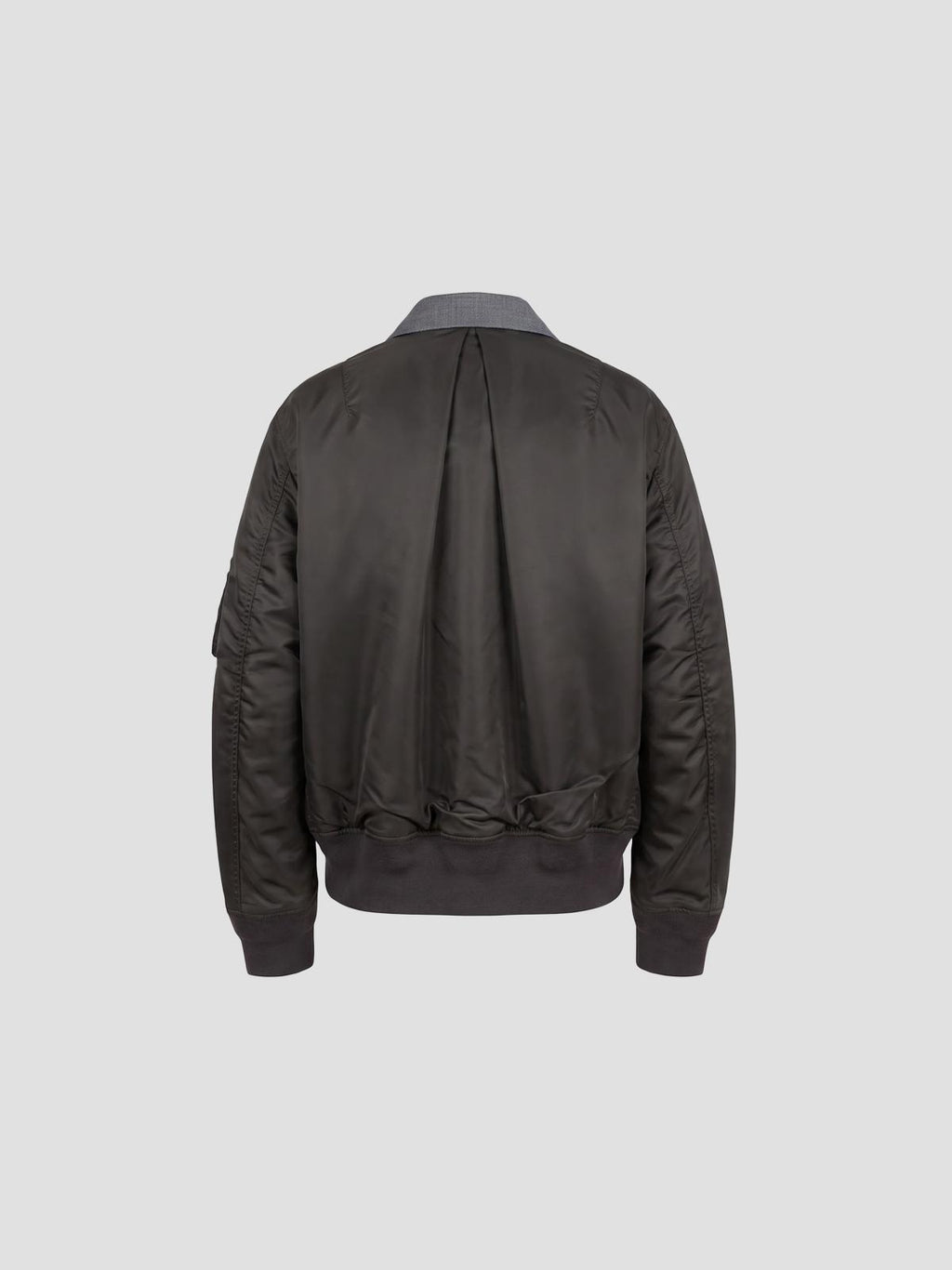 Suiting x nylon twill jacket