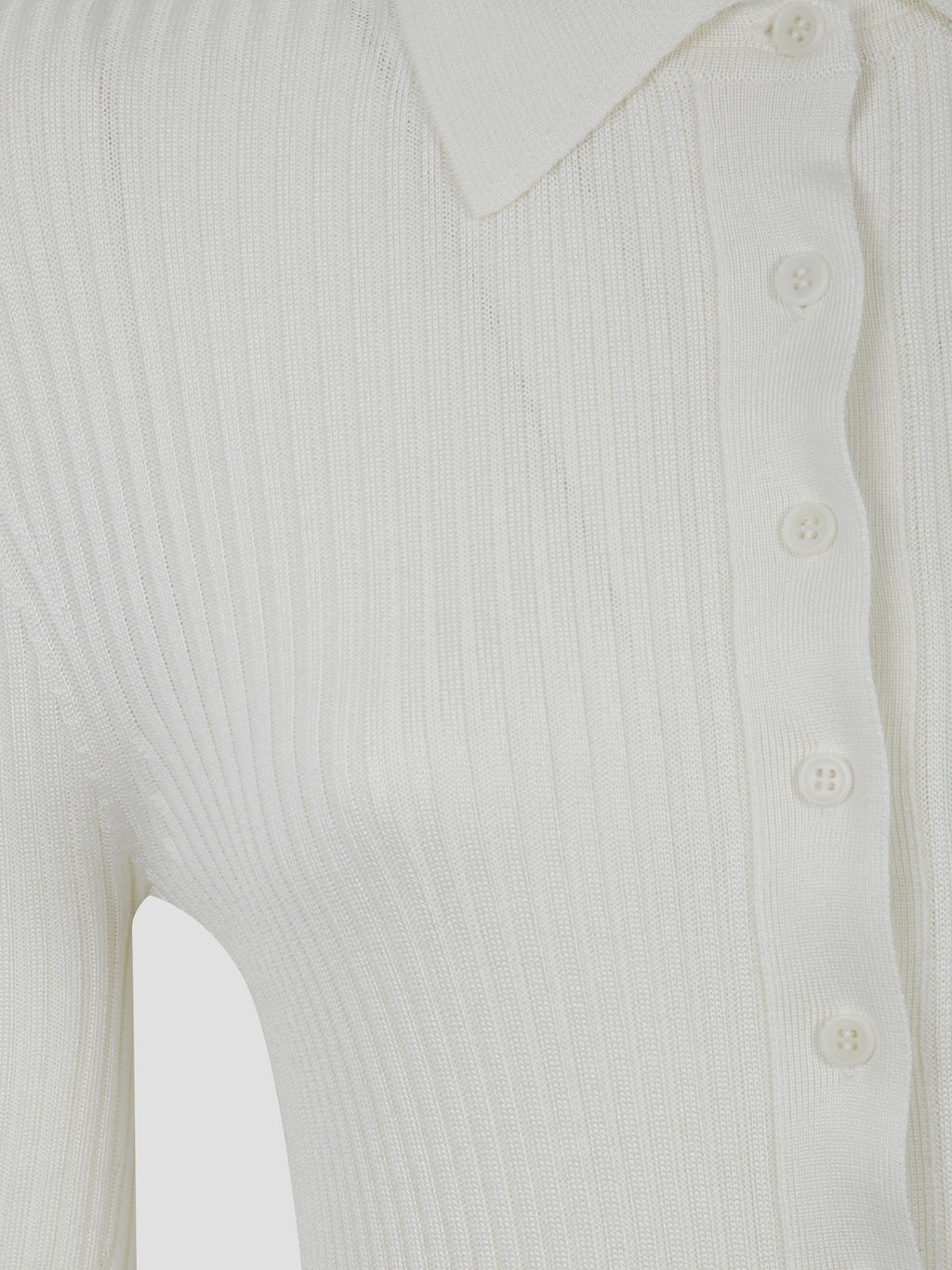 Neith longsleeve rib silk dress