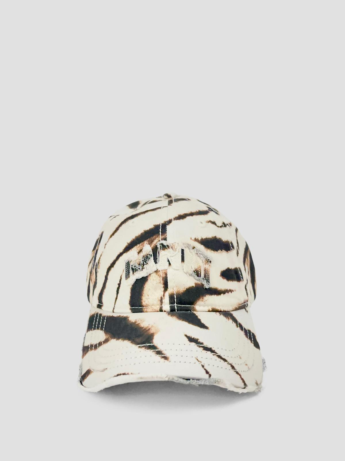 Washed cotton cap