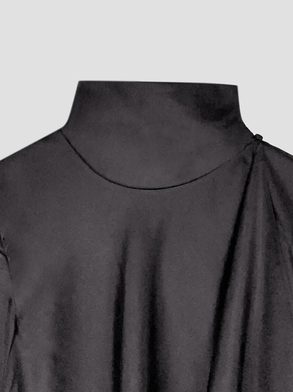 Silk foulard top