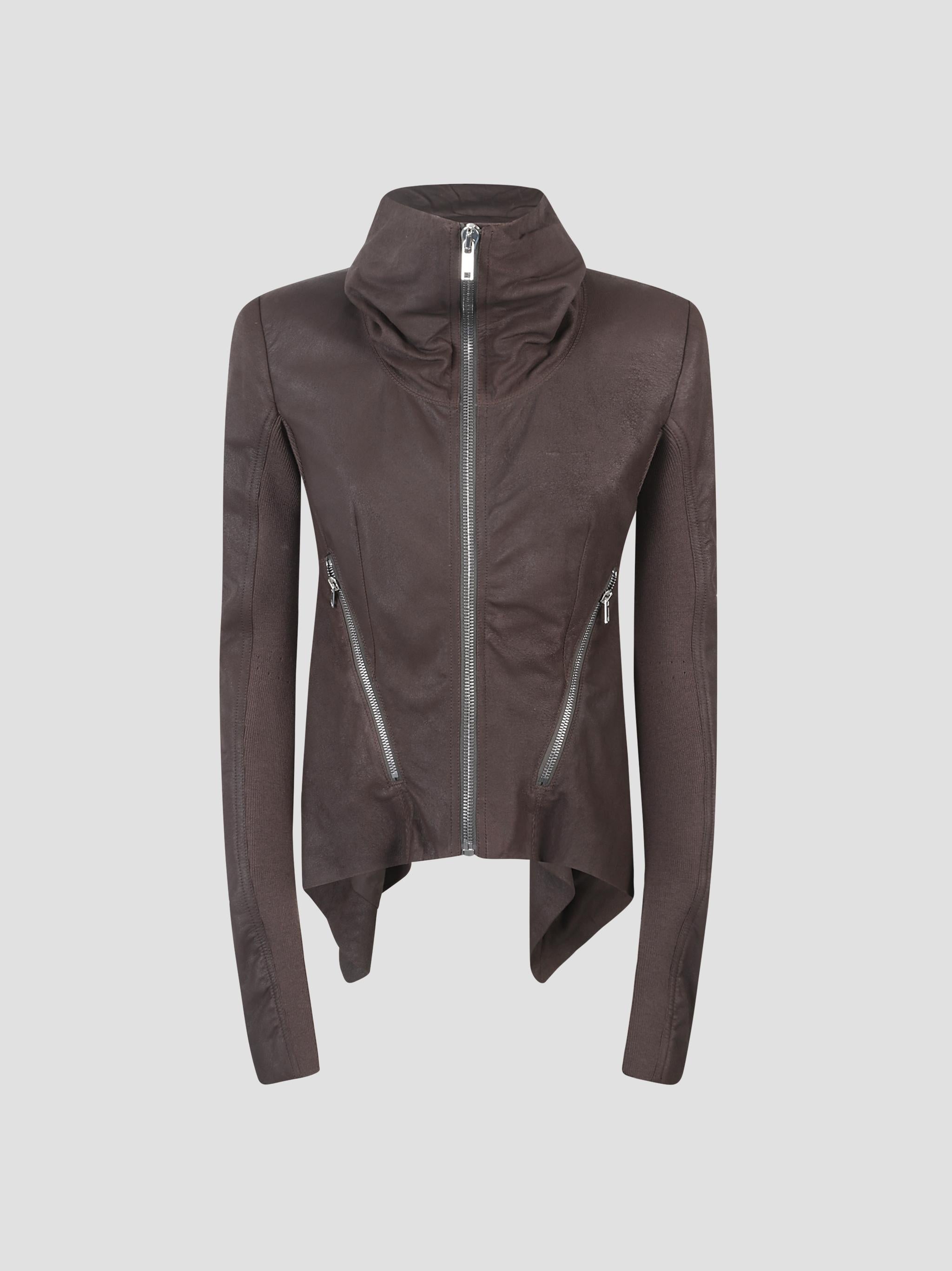 Zipped naska biker jacket