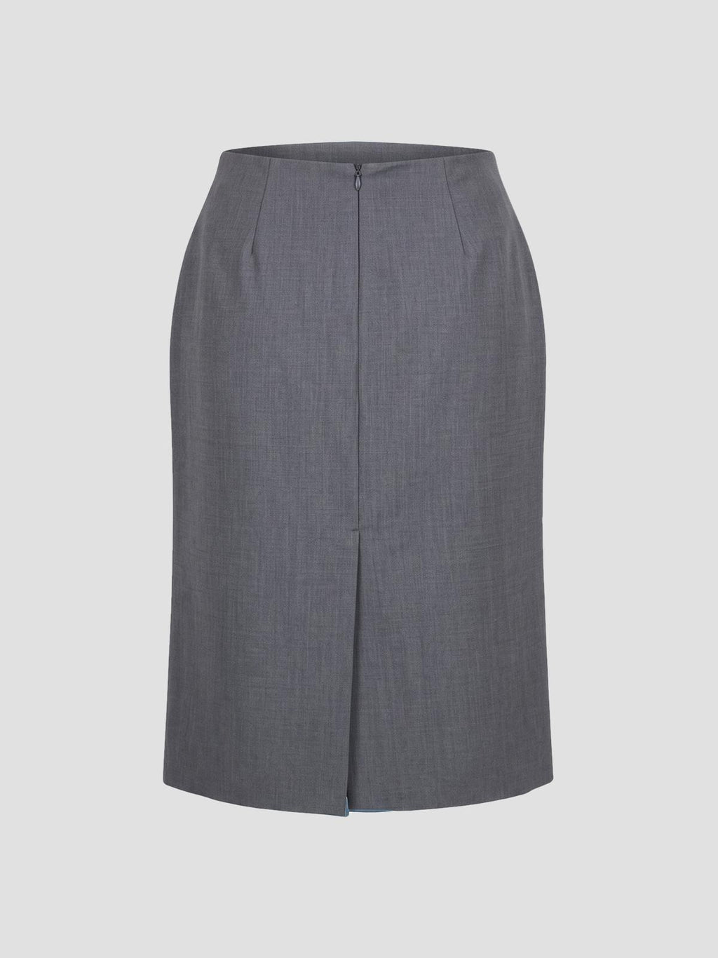 Fil-à-fil wool skirt