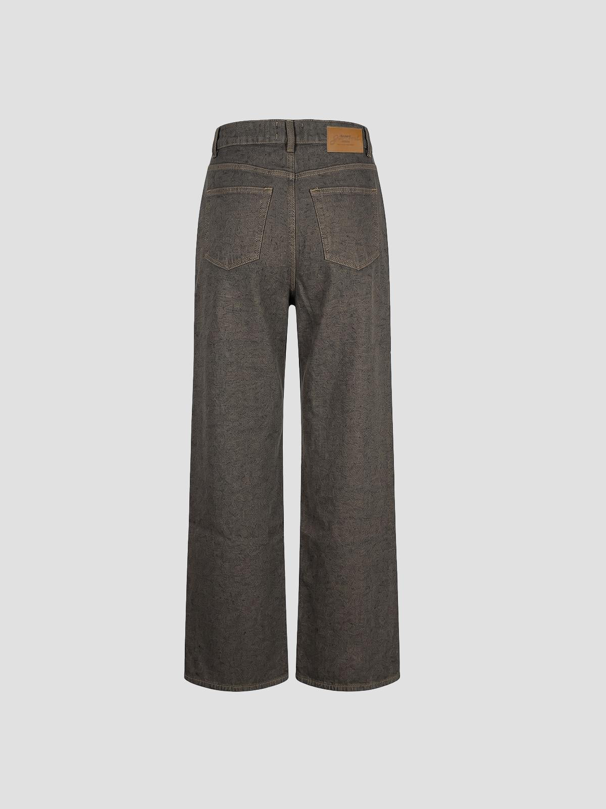 Neppy denim lari jeans