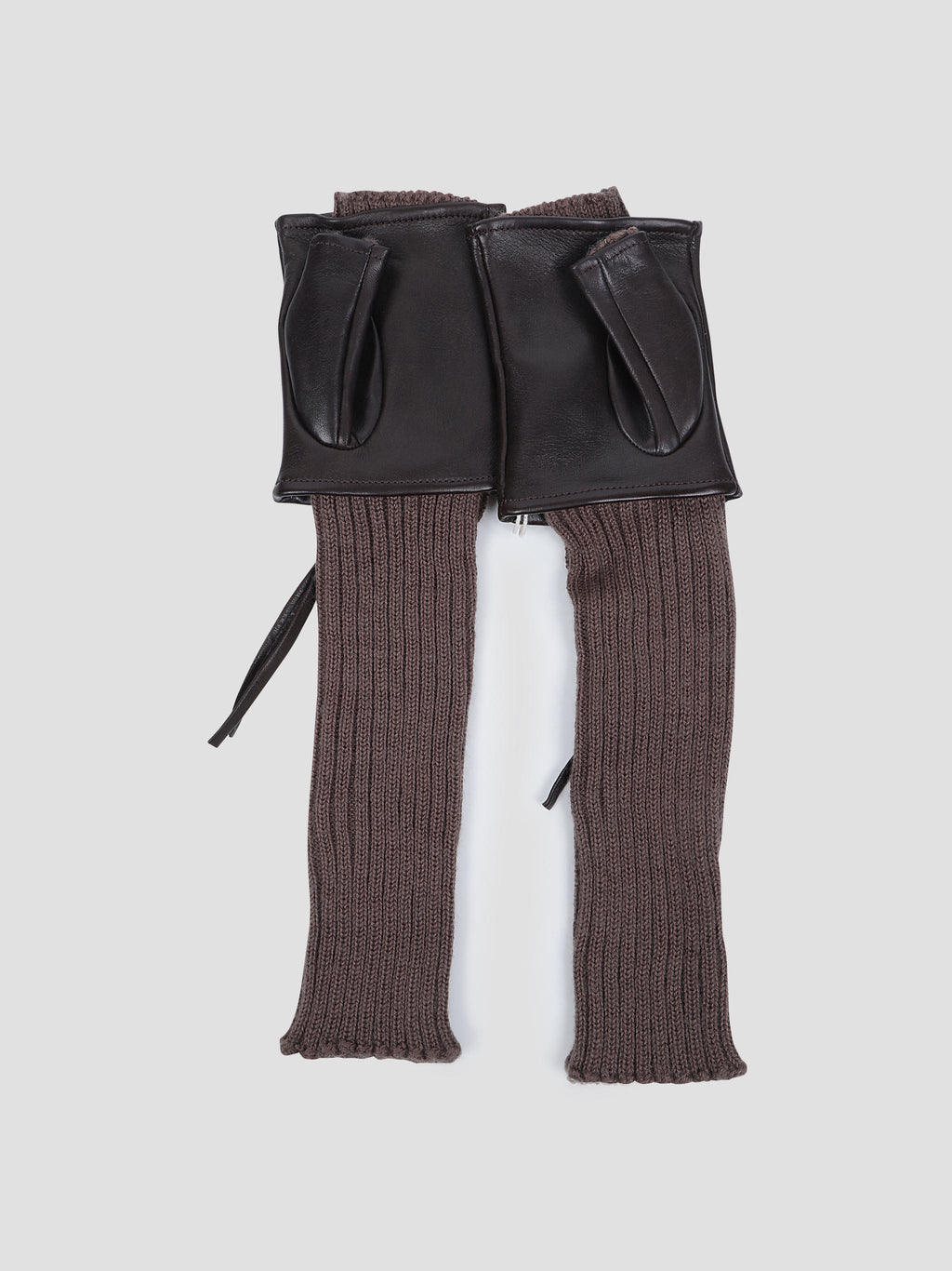 Nappa leather wrist warmers