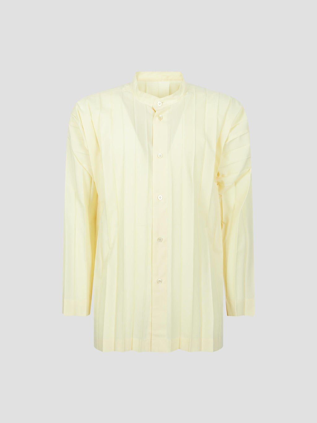 Edge shirt pleated shirt
