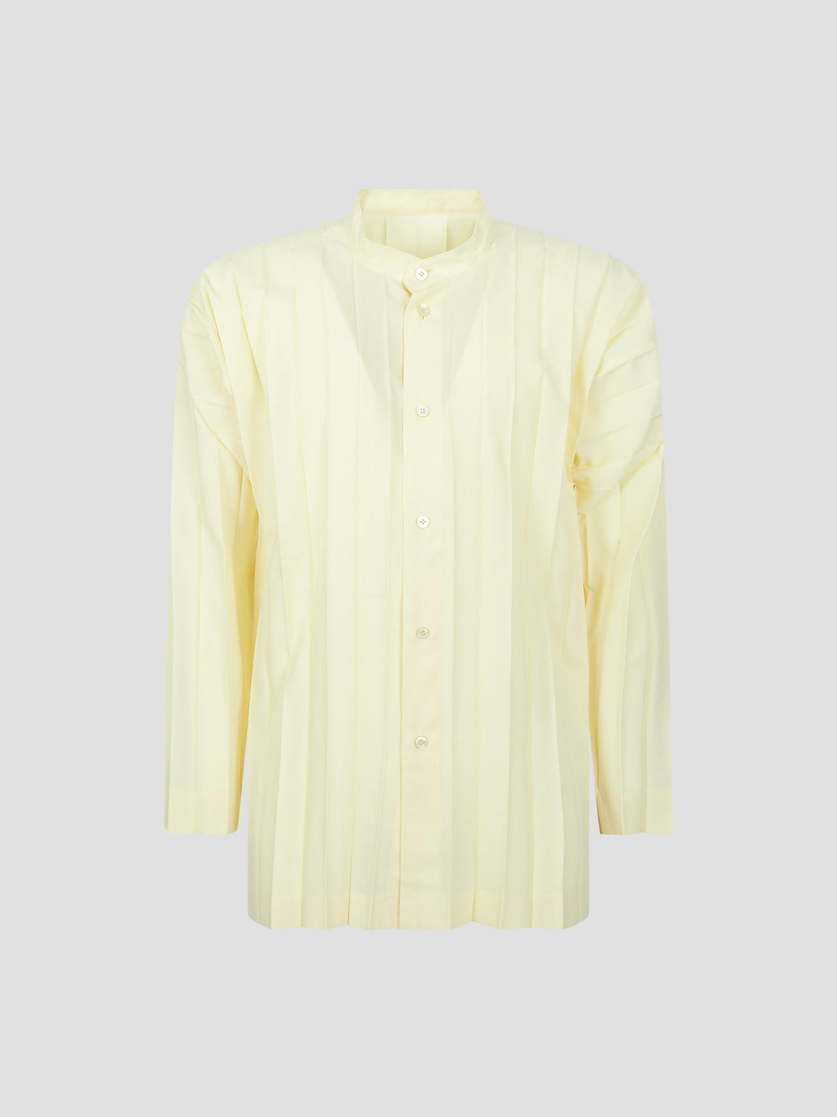 Edge shirt pleated shirt
