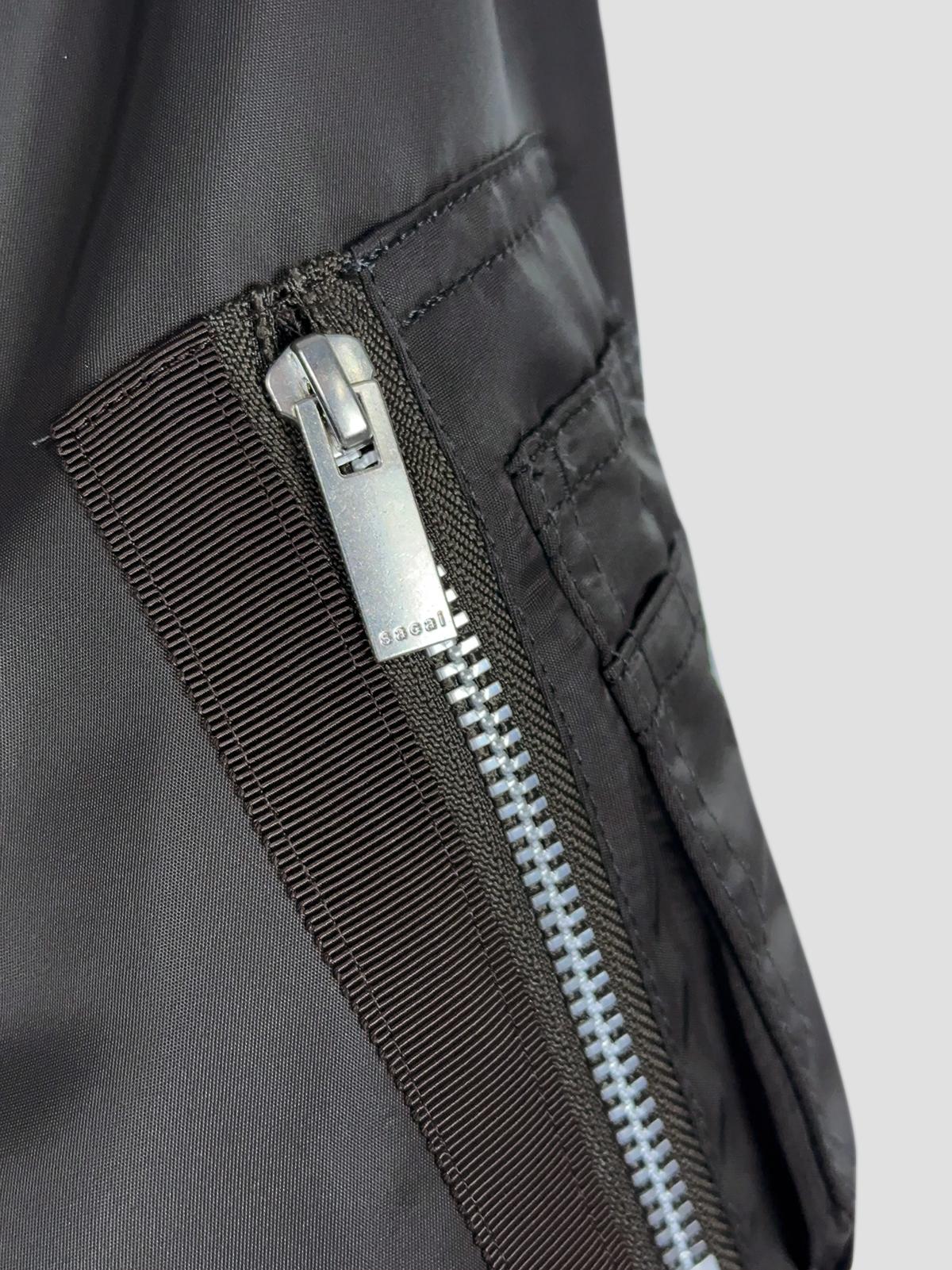 Suiting x nylon twill jacket