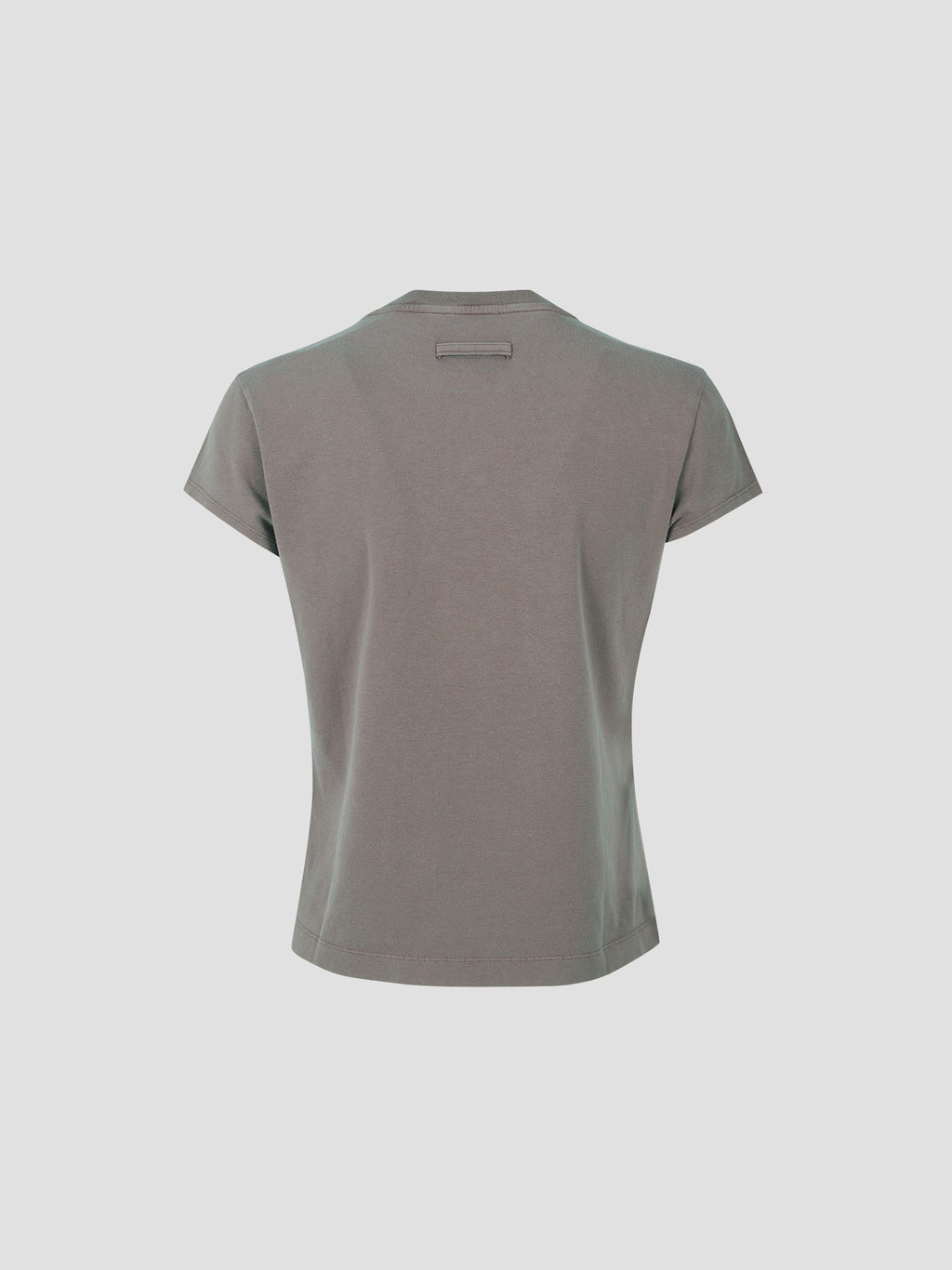 Stretch cotton baby tee embroidered