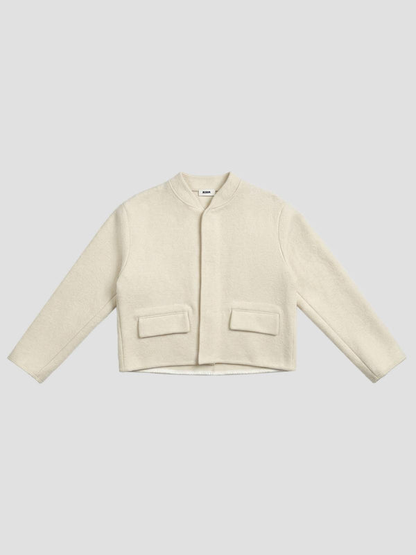 Walker city crop wool jacket