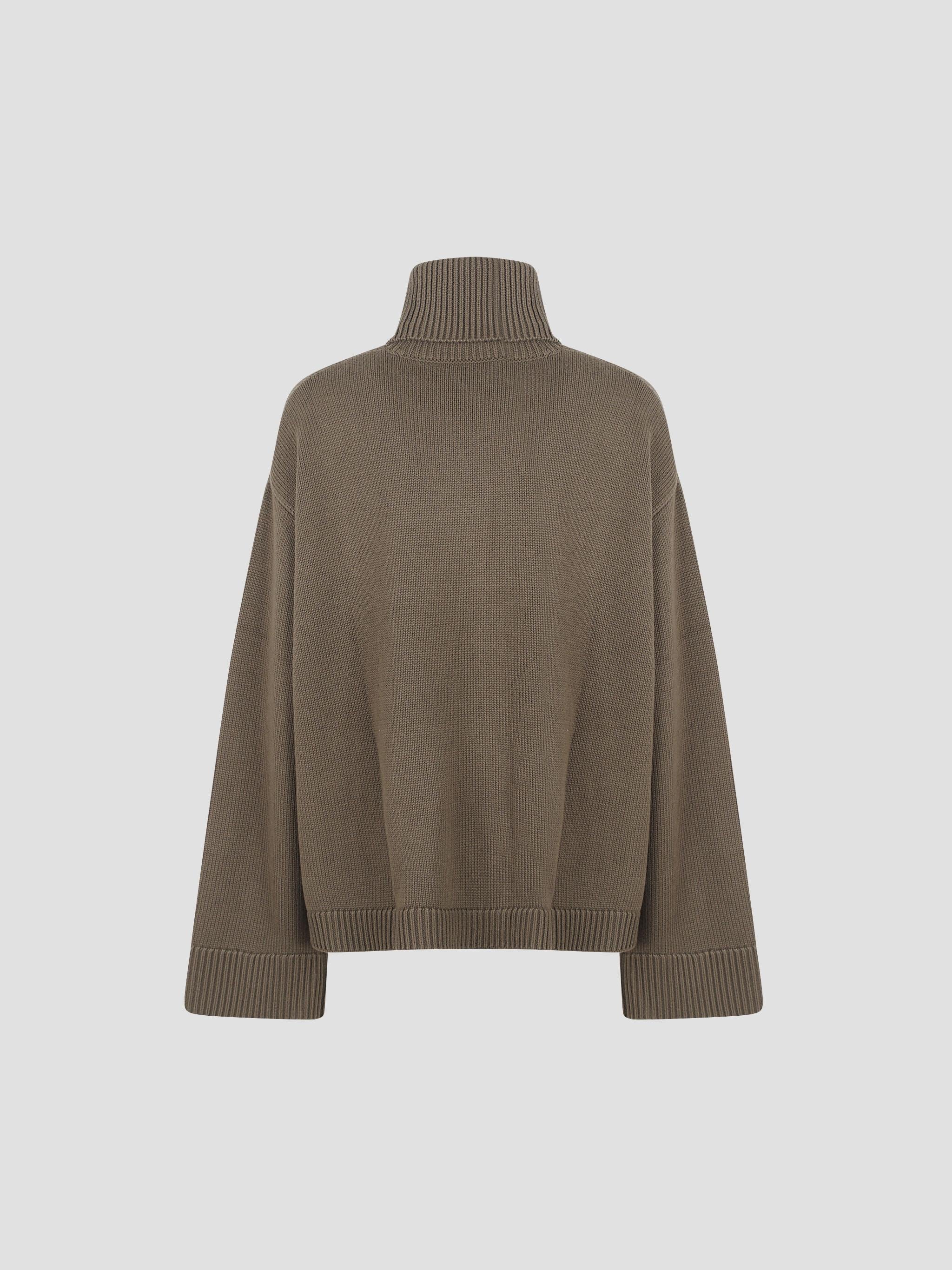 Rhea trapeze turtleneck