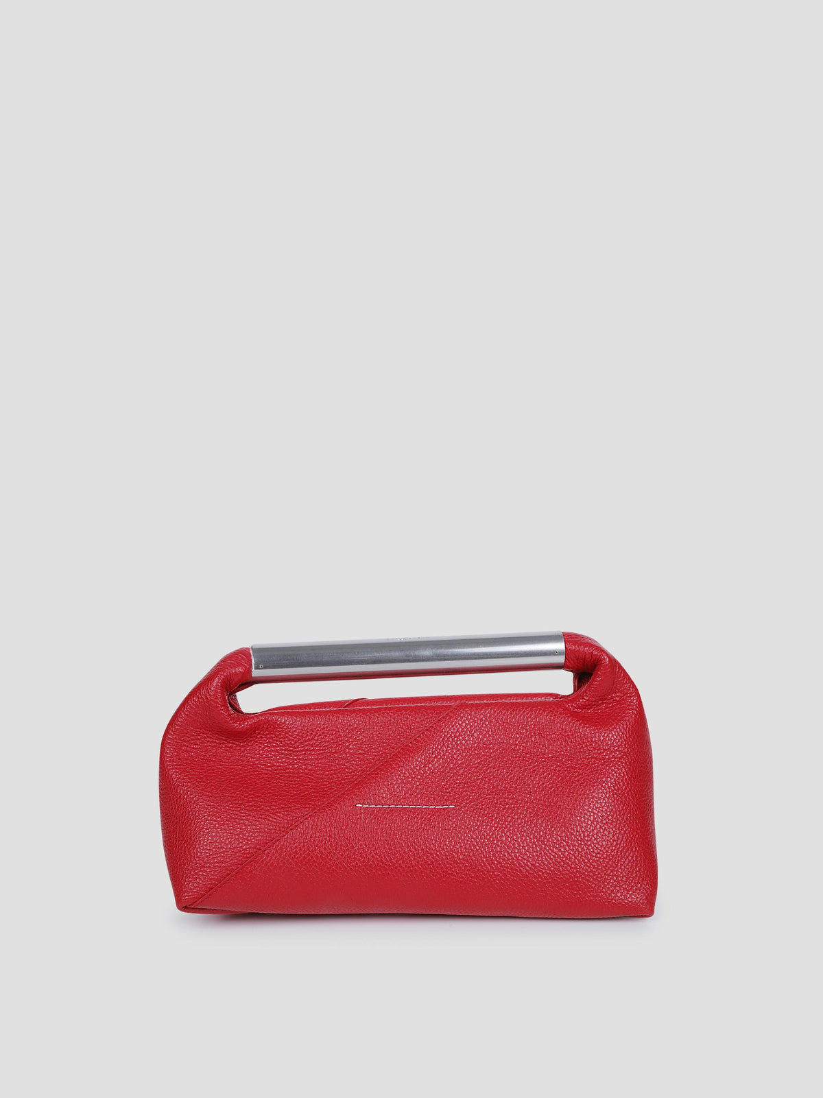 Japanese jewel handle compact leather bag