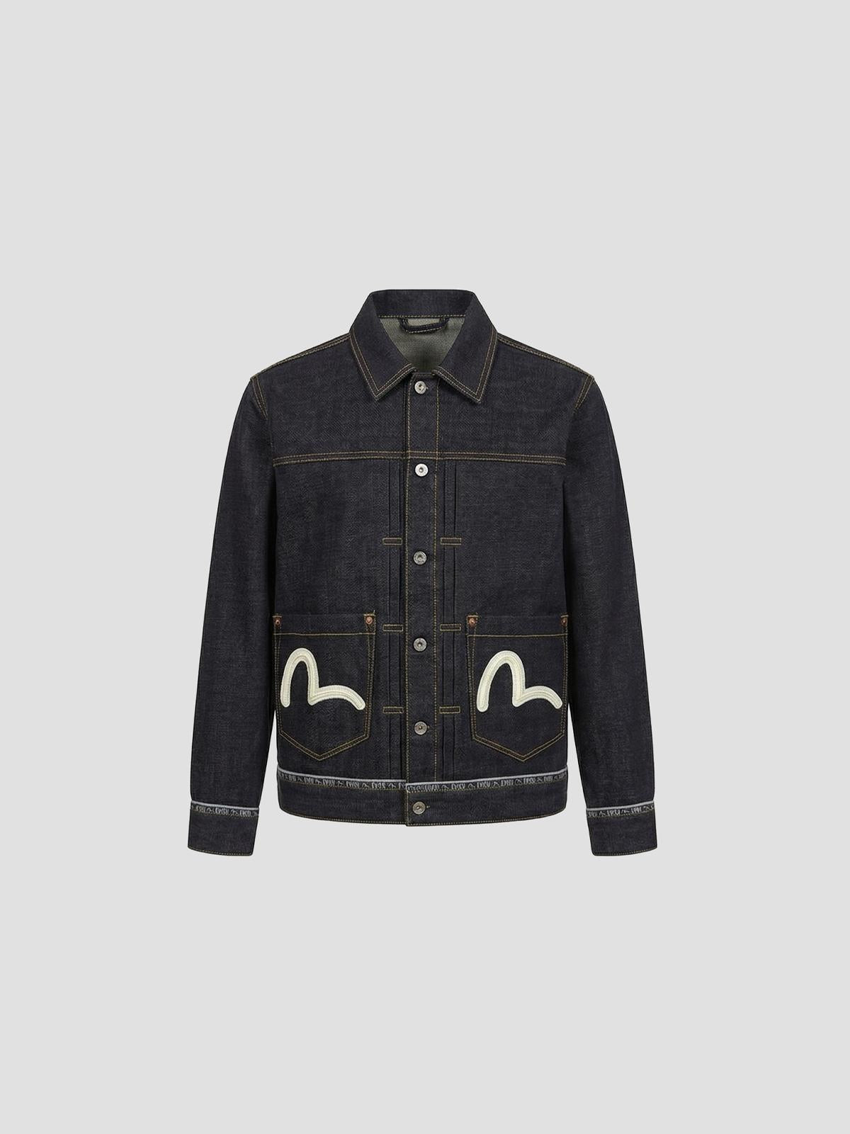 Ht logo selvedge denim jacket