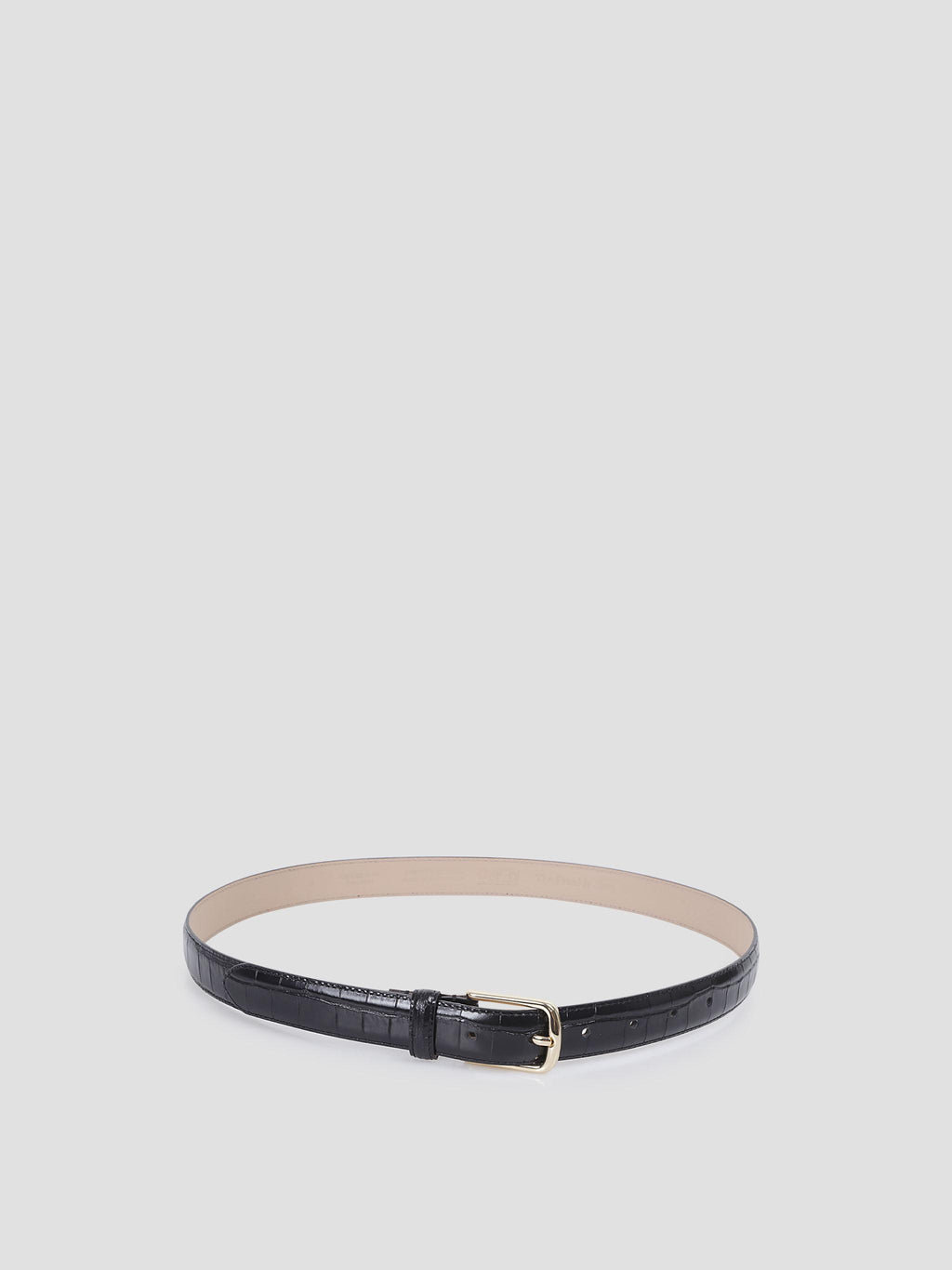 Dione croc leather belt